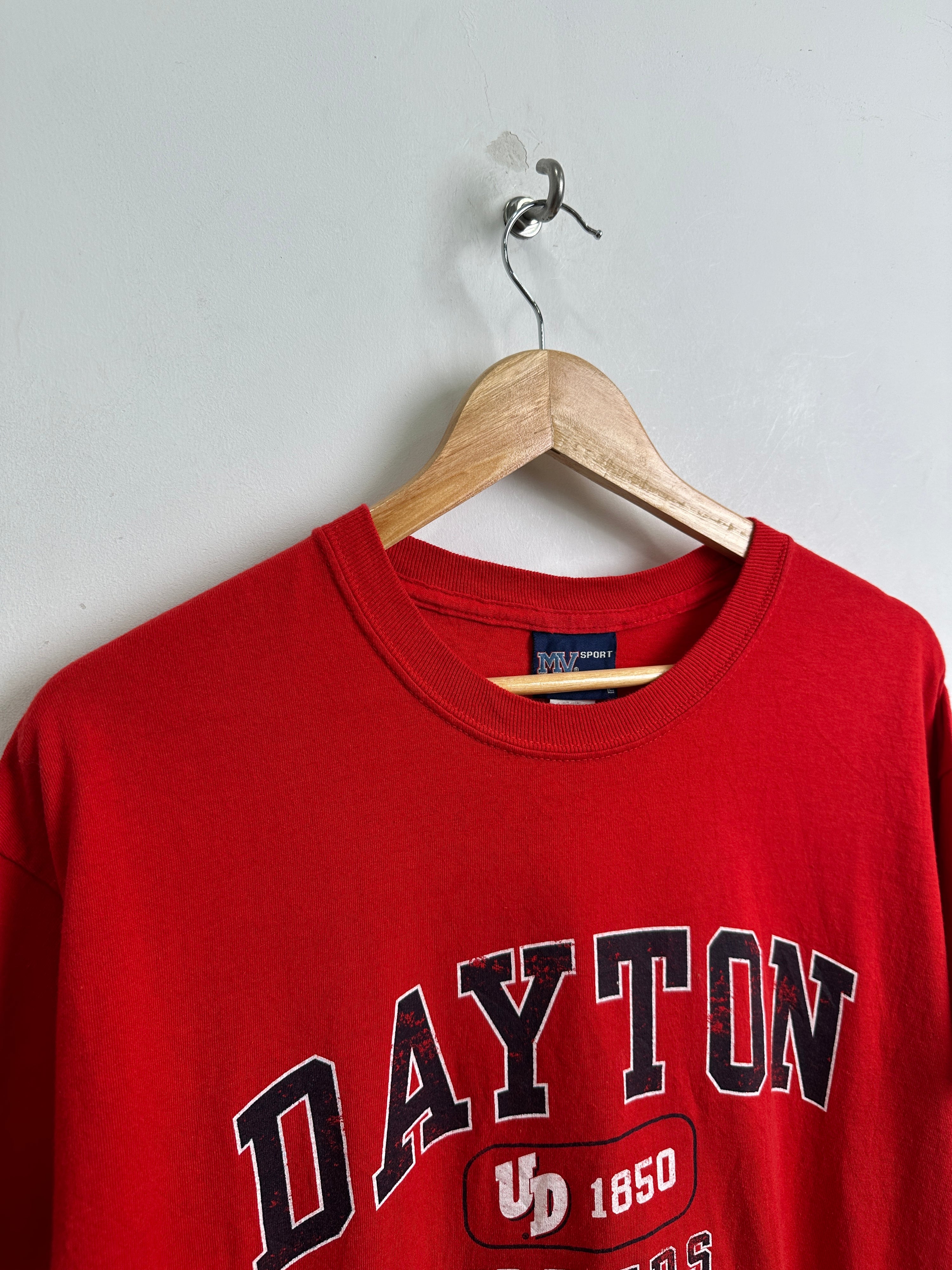 MV SPORT DAYTON FLYERS short-sleeve tee in red