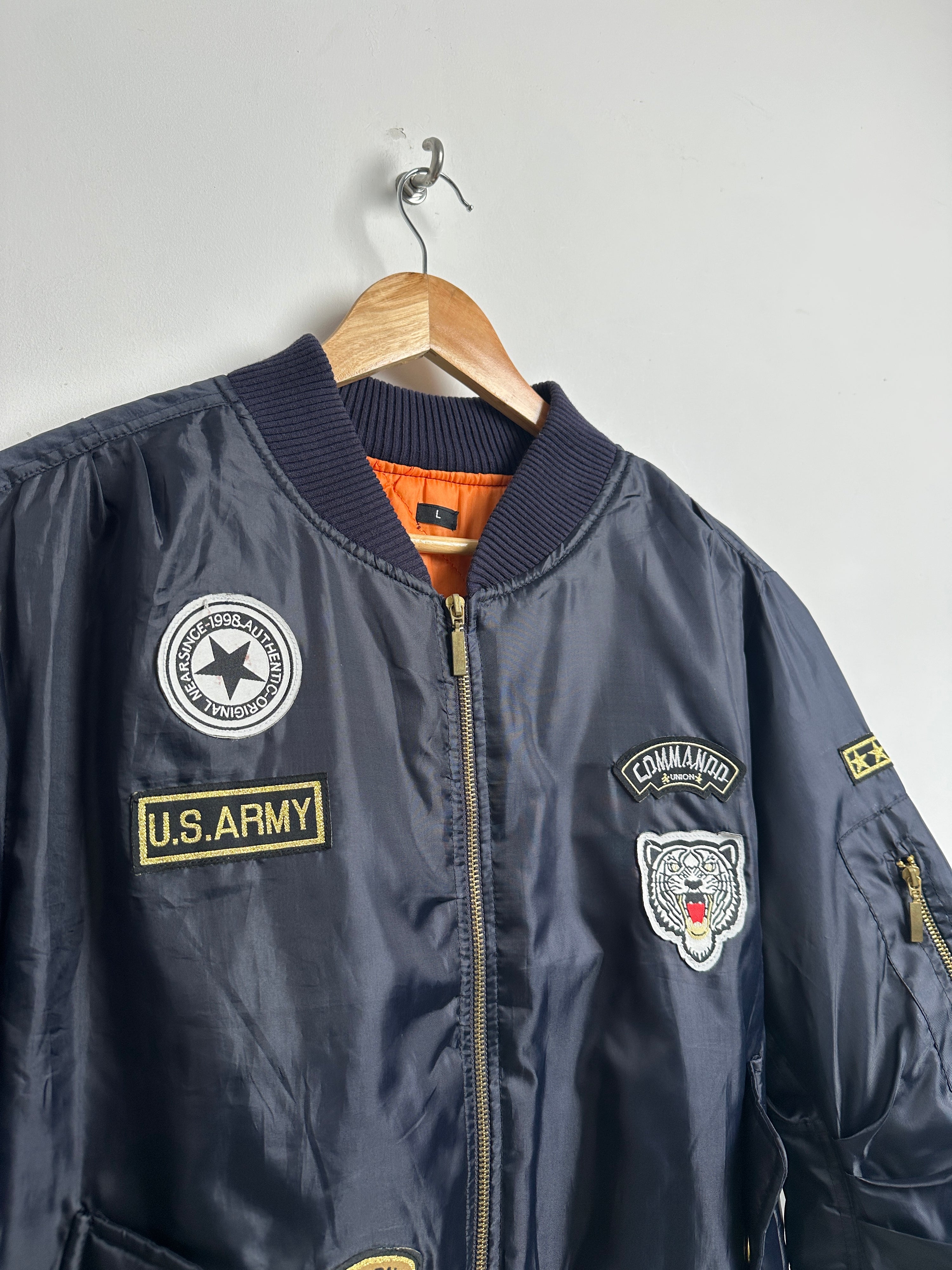U.S. Army Bomber jacket in blue - thrift.mt