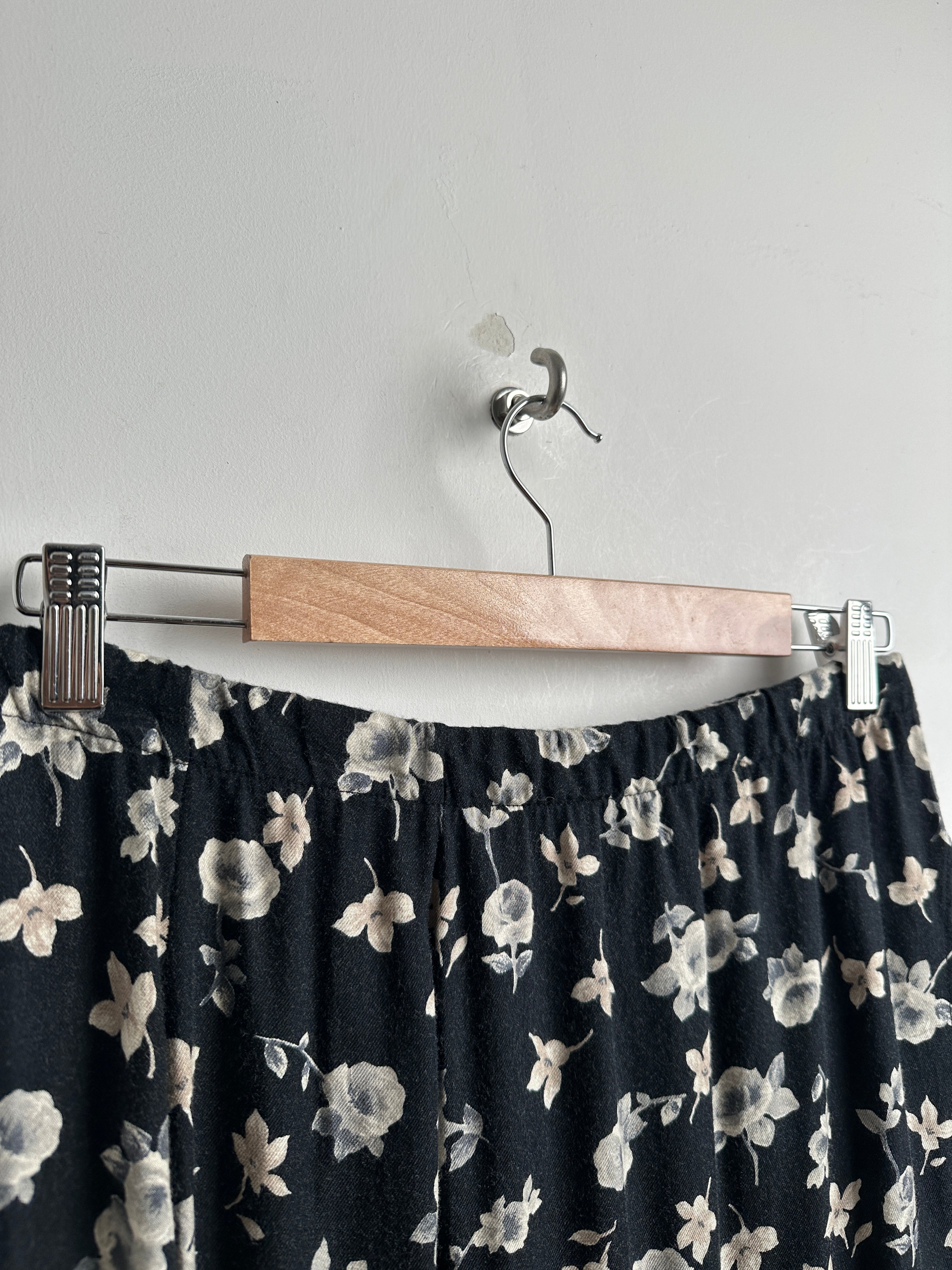 VINTAGE floral maxi skirt