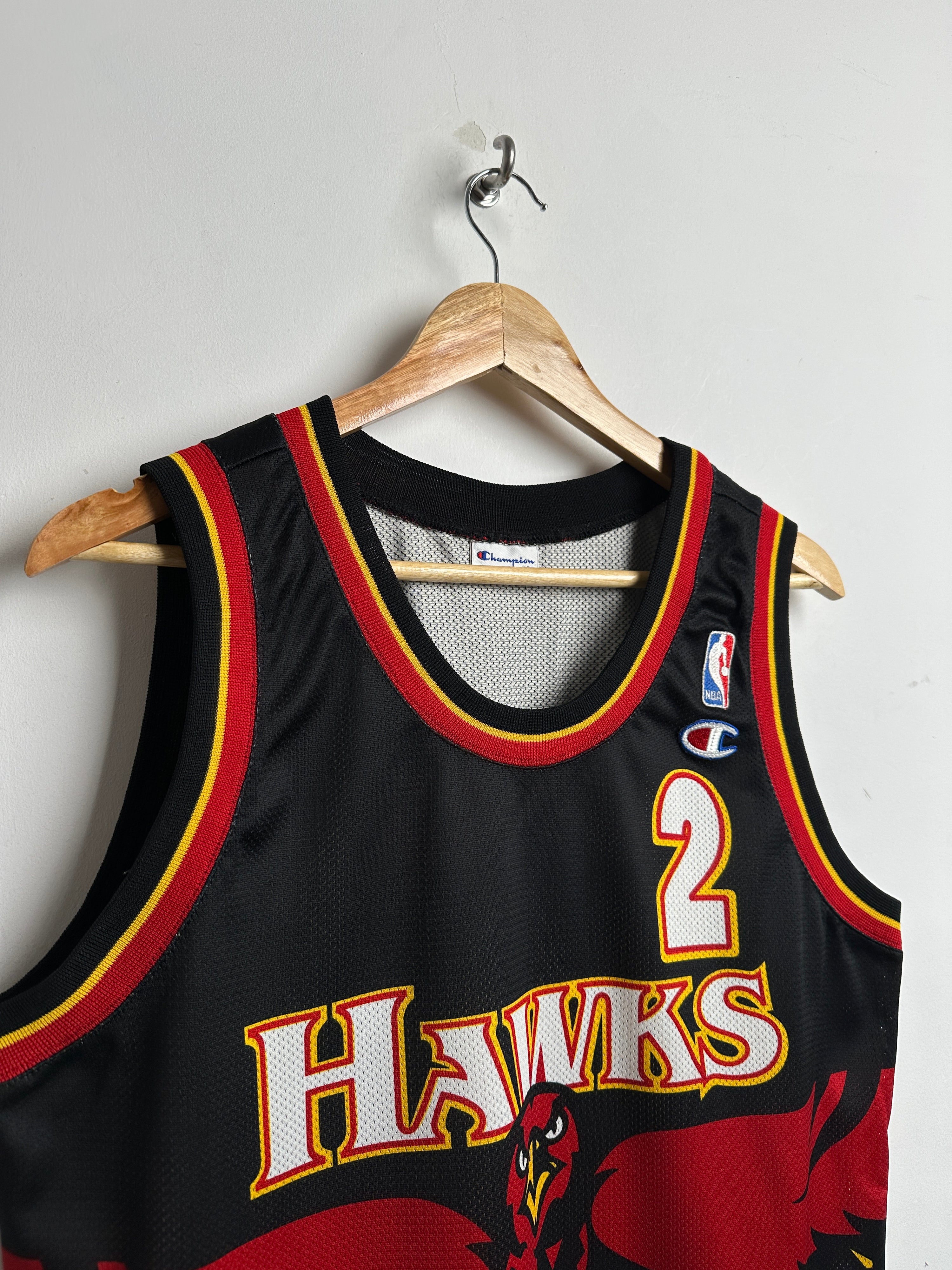 NBA X Champion ATLANTA HAWKS jersery STACEY AUGMON #2 - thrift.mt