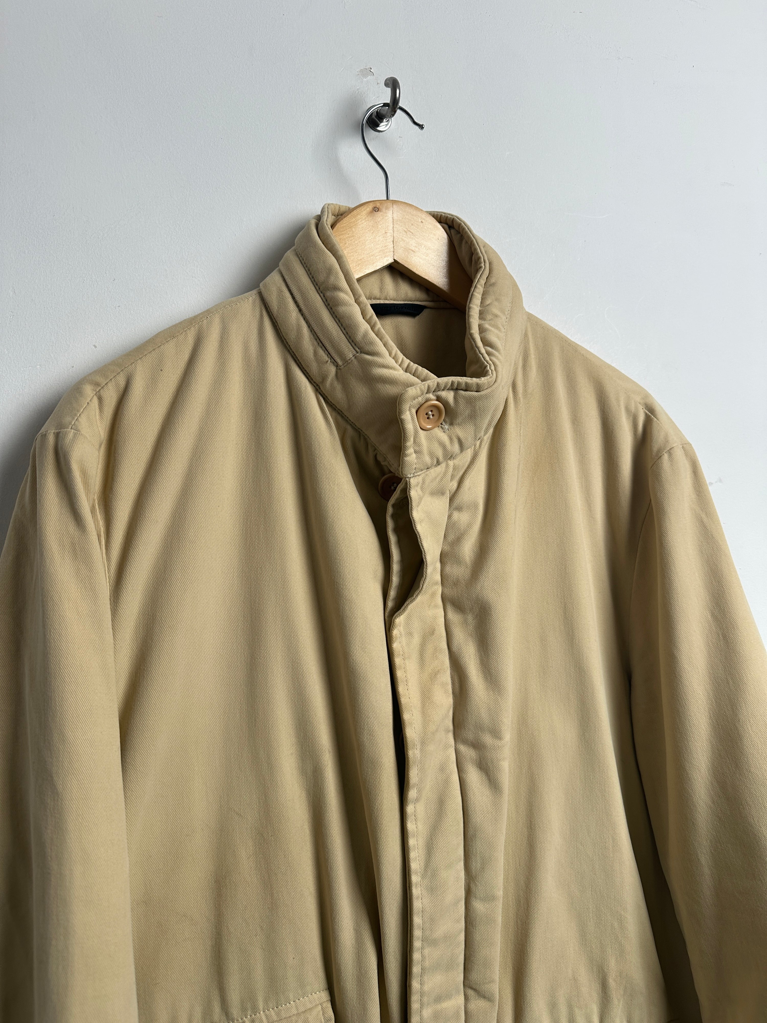 Cream Trench Coat - thrift.mt