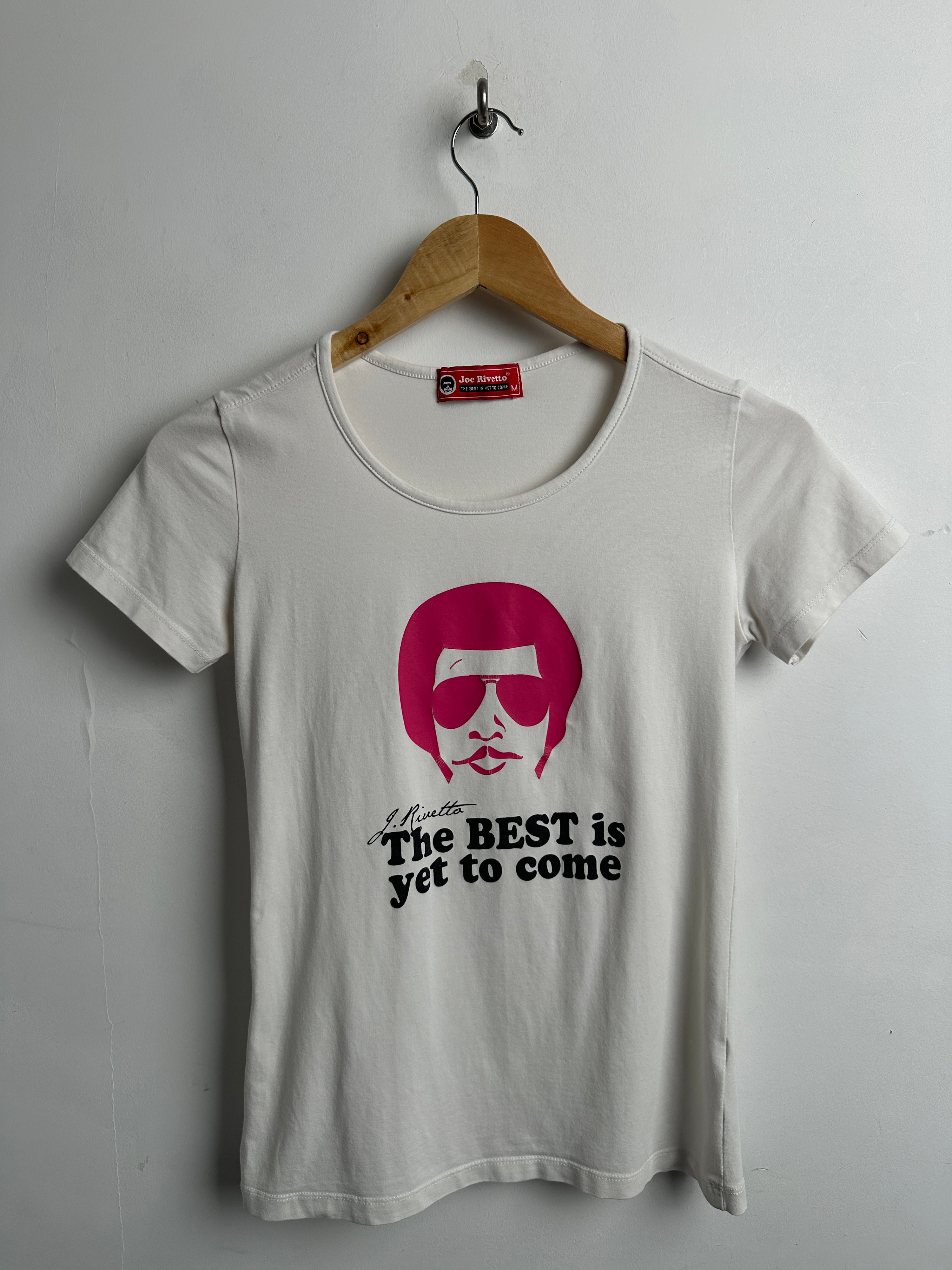 JOE RIVETTO white short-sleeve top