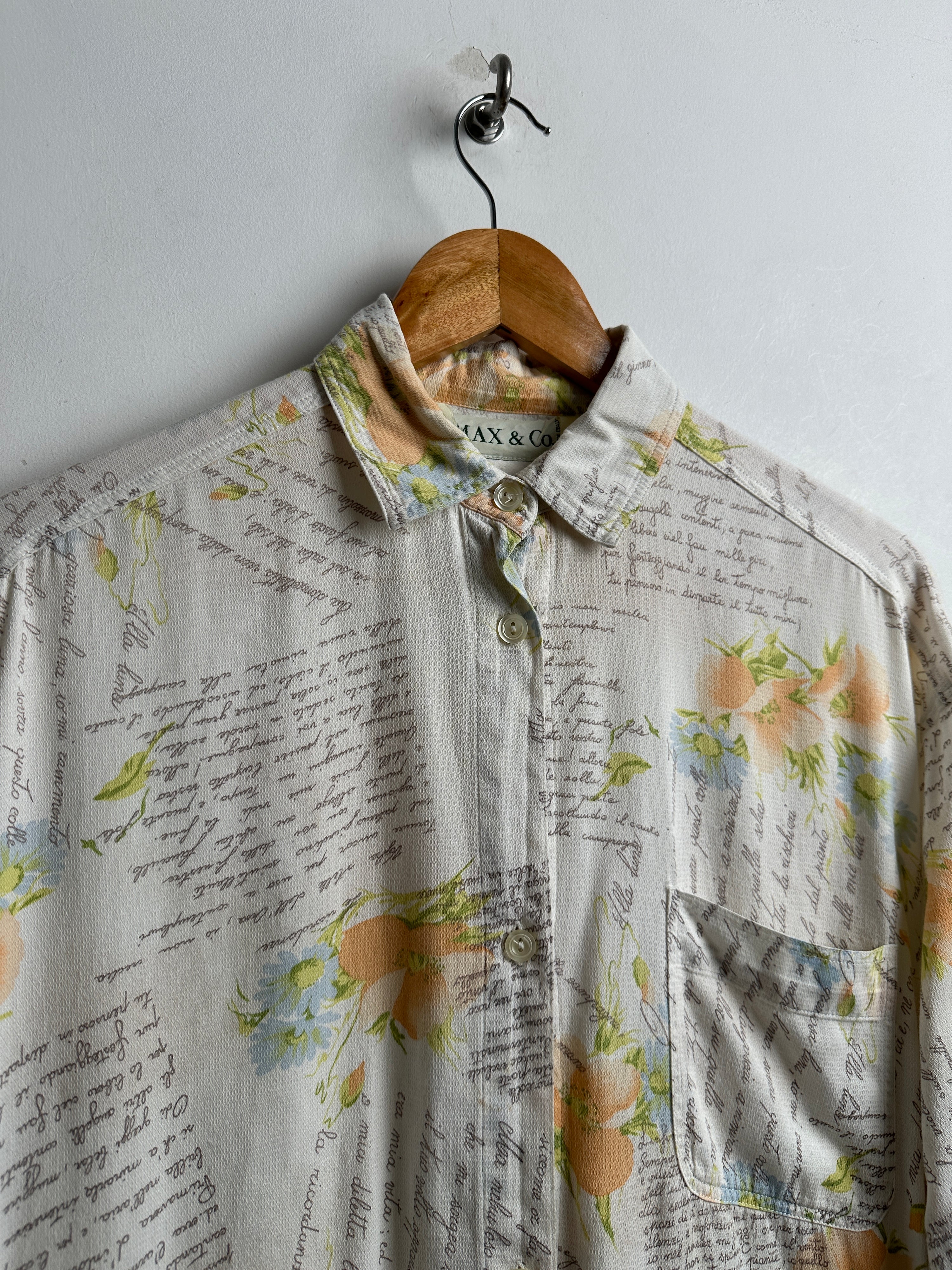 MAX & CO women’s short sleeve shirt in white