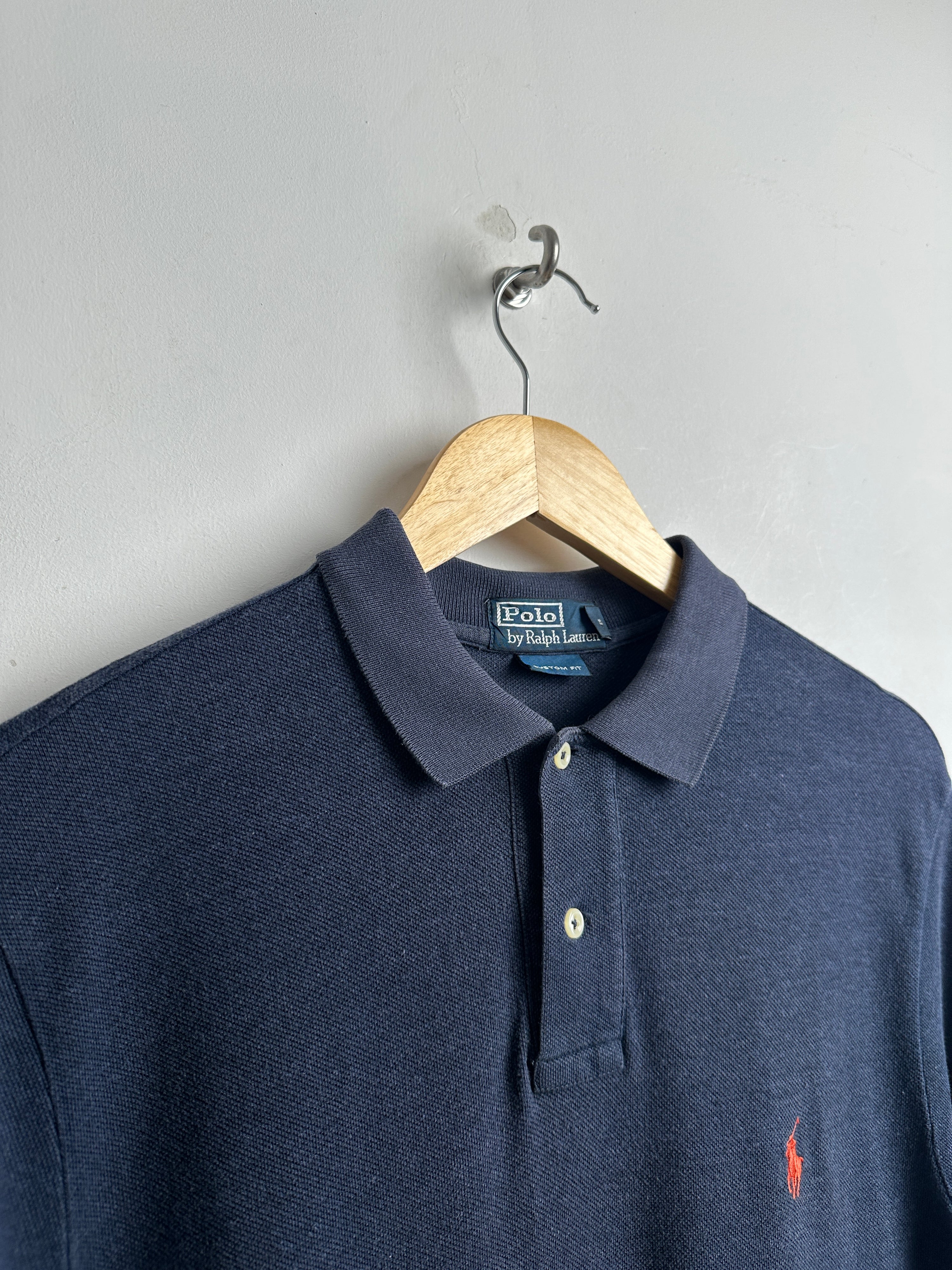 POLO BY RALPH LAUREN short sleeved shirt in navy