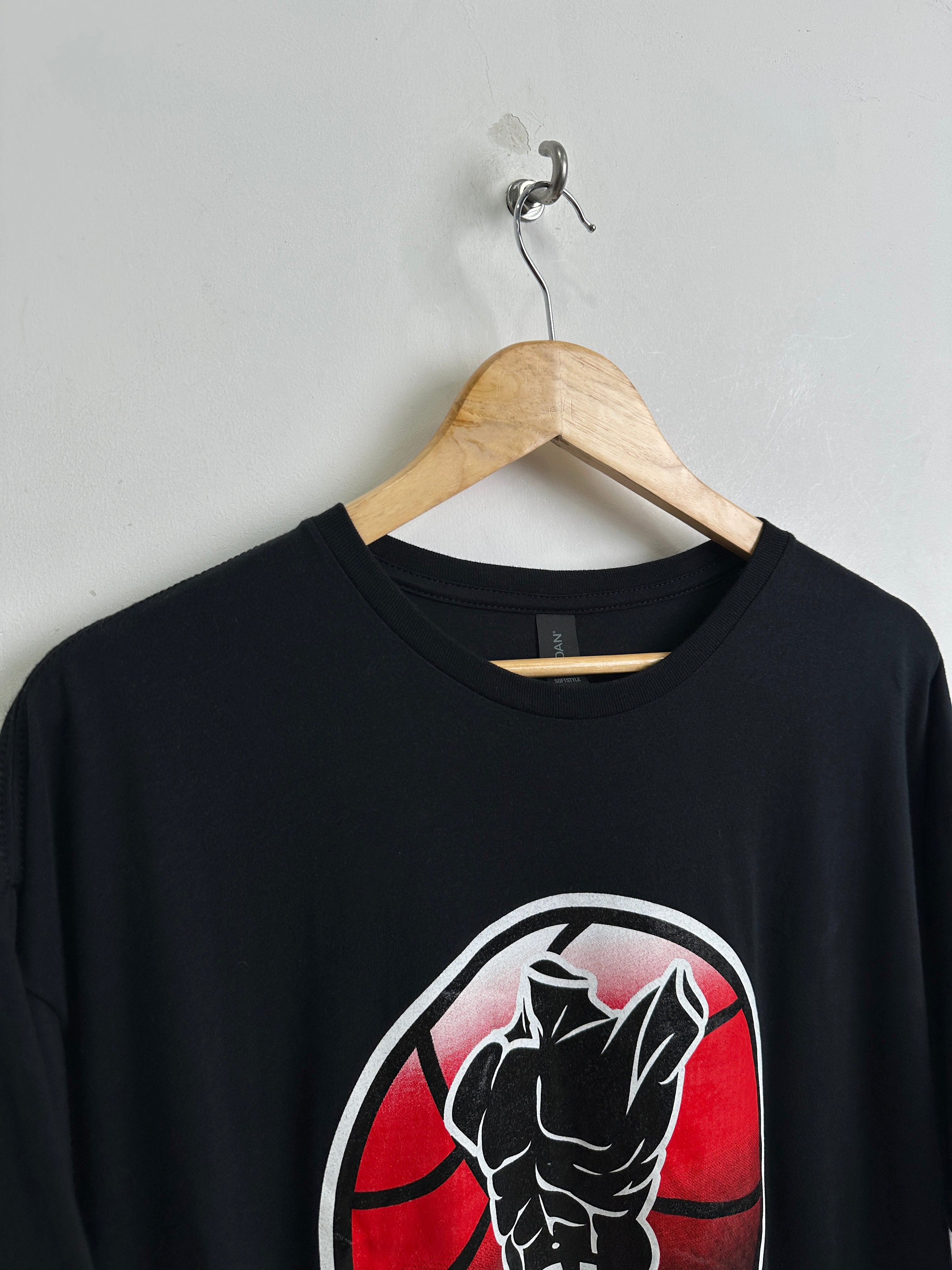 HEADLESS graphic short-sleeve tee in black