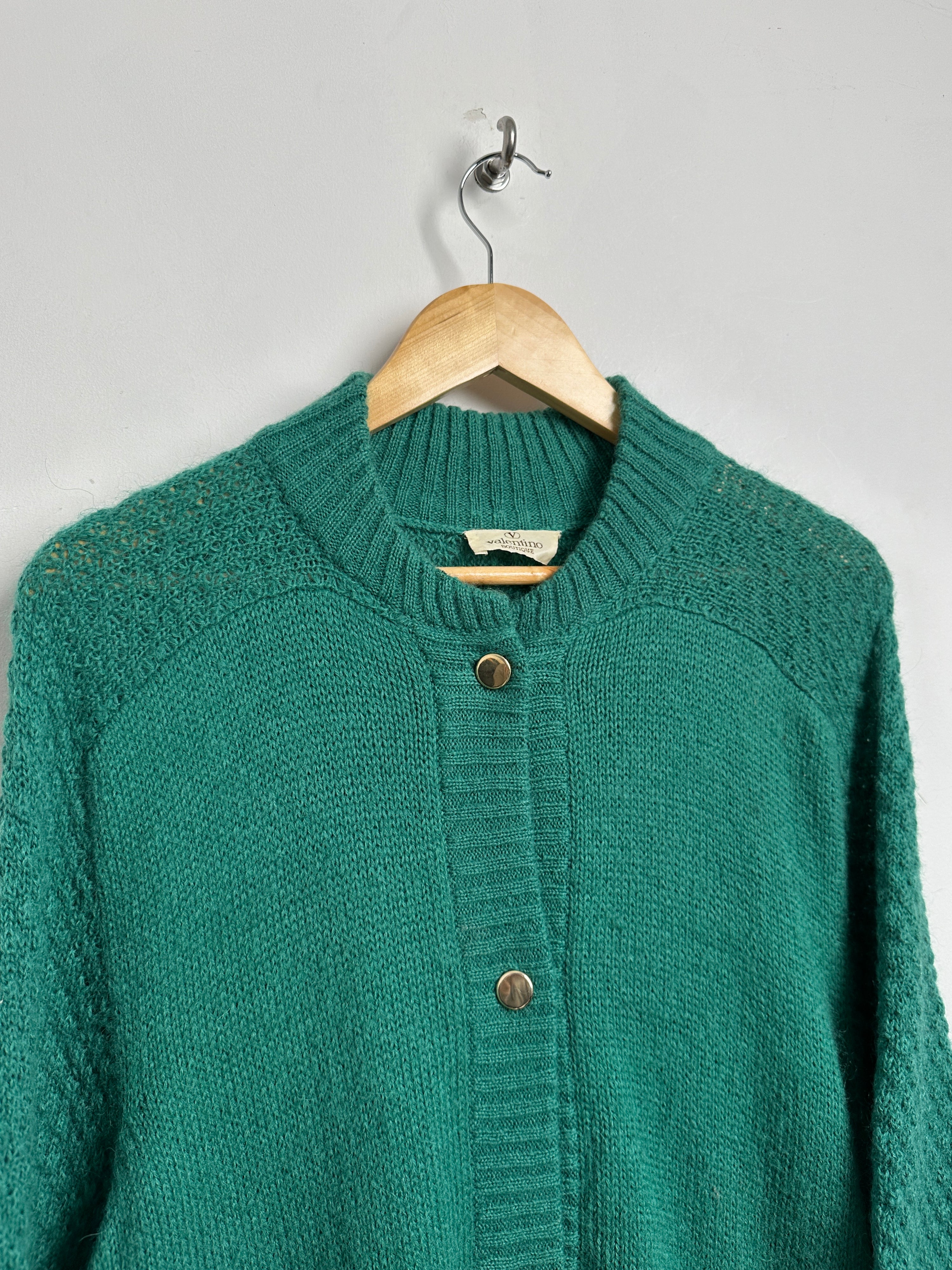 VALENTINO BOUTIQUE Oversized Button Up Sweater - thrift.mt