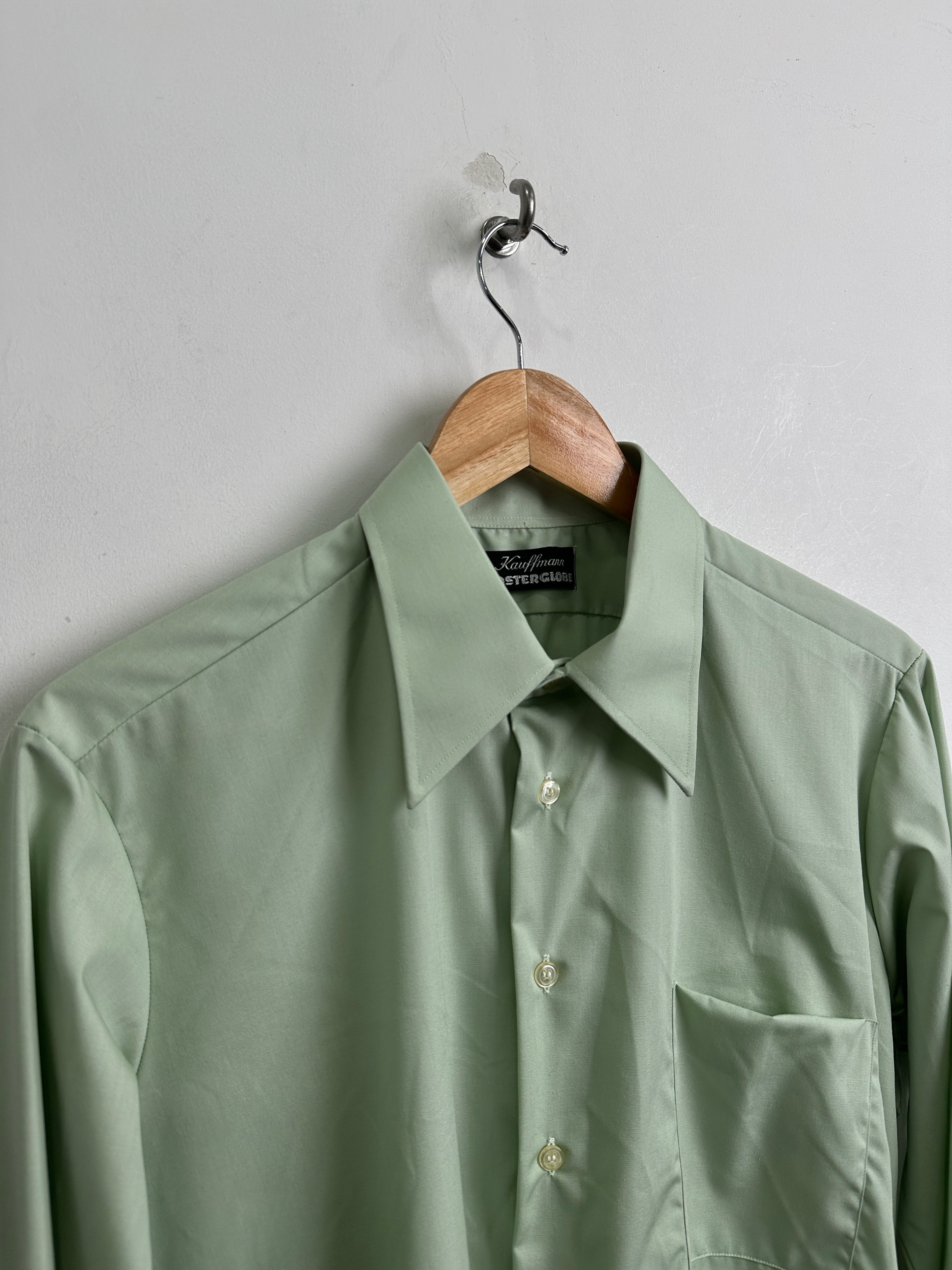 KAUFFMANN MASTERGLOBE long-sleeve shirt in light green