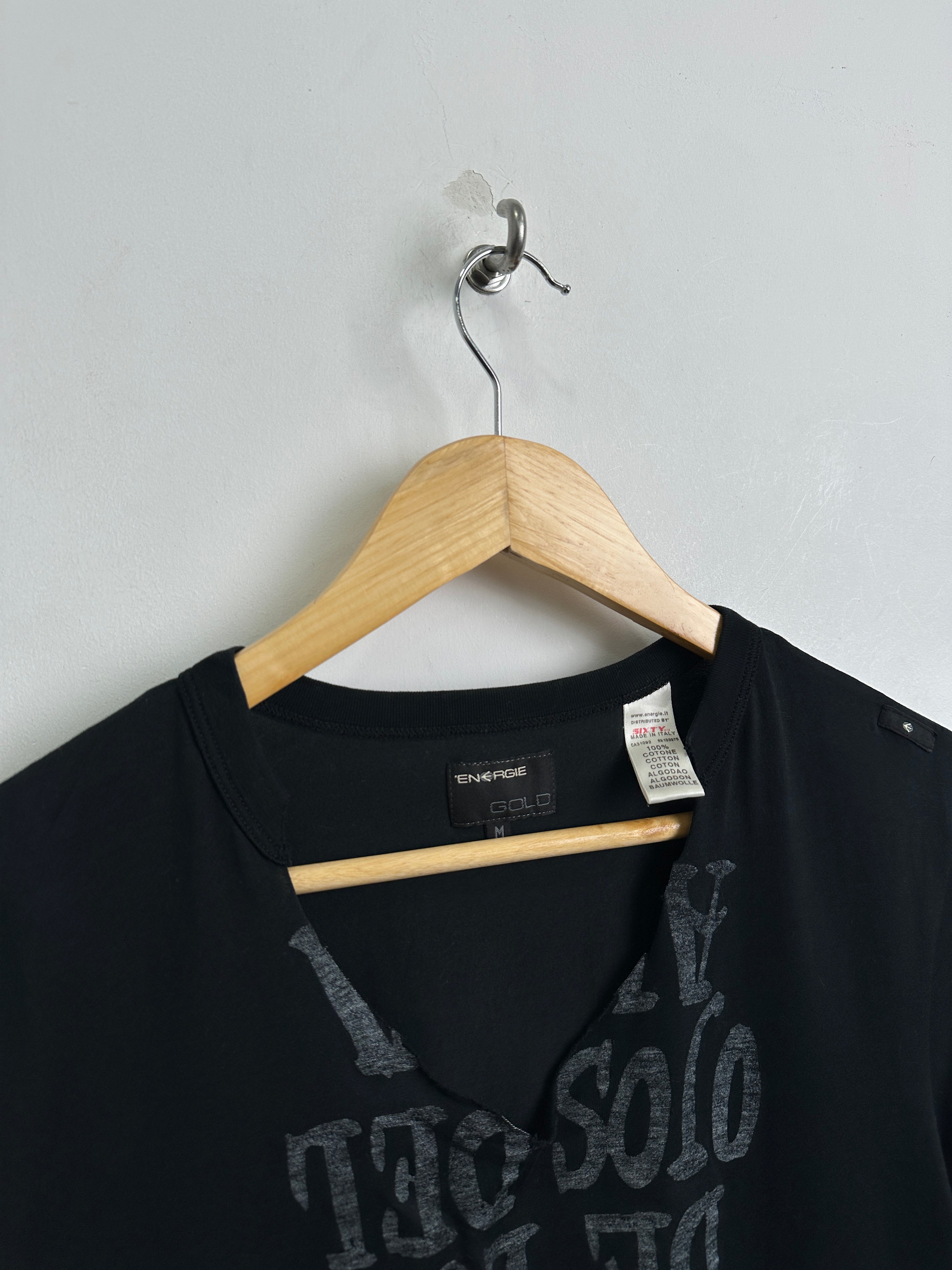 ENERGIE GOLD short-sleeve tee in black