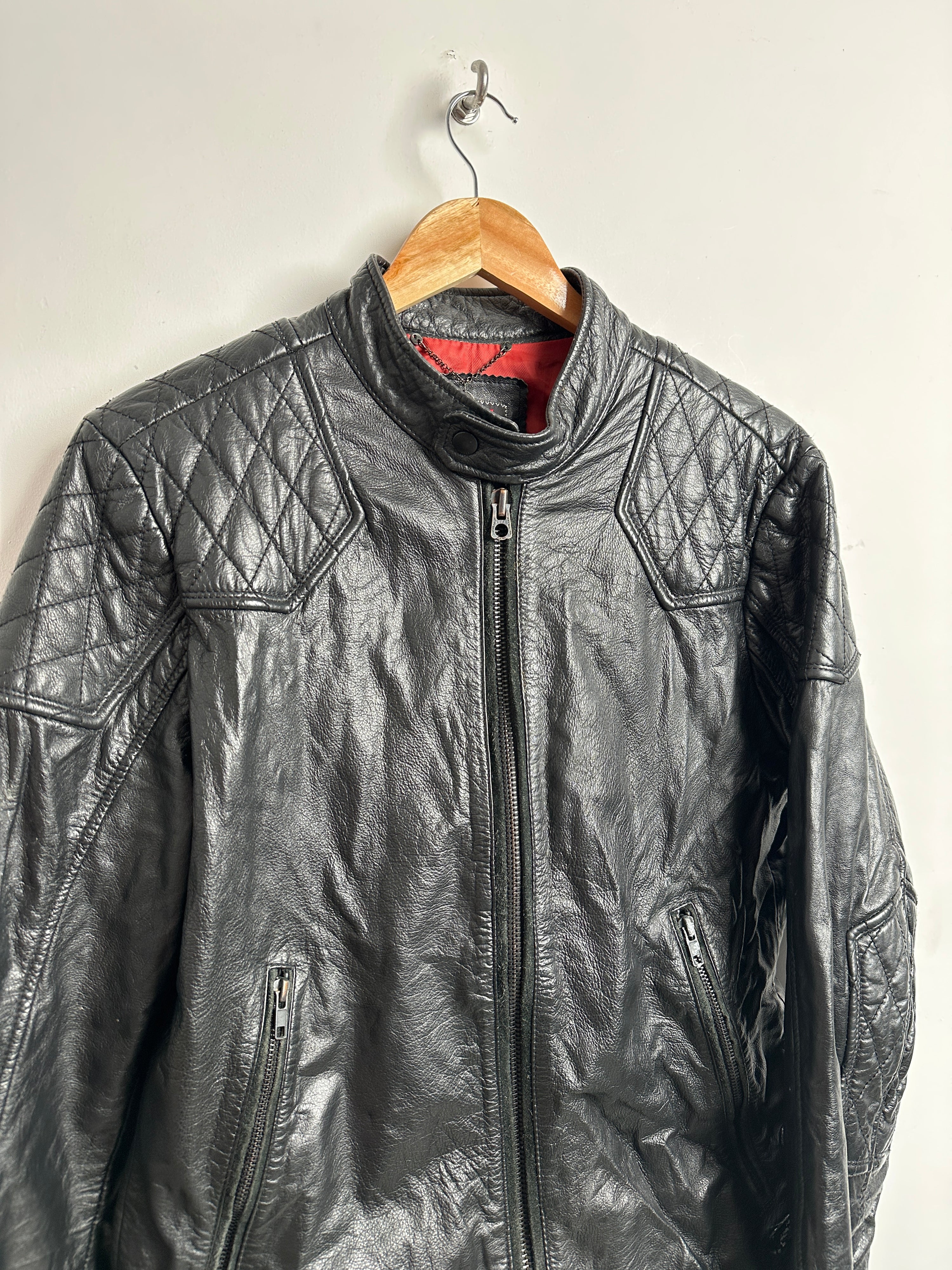 DIESEL INDUSTRY Premium Leather Jacket - thrift.mt