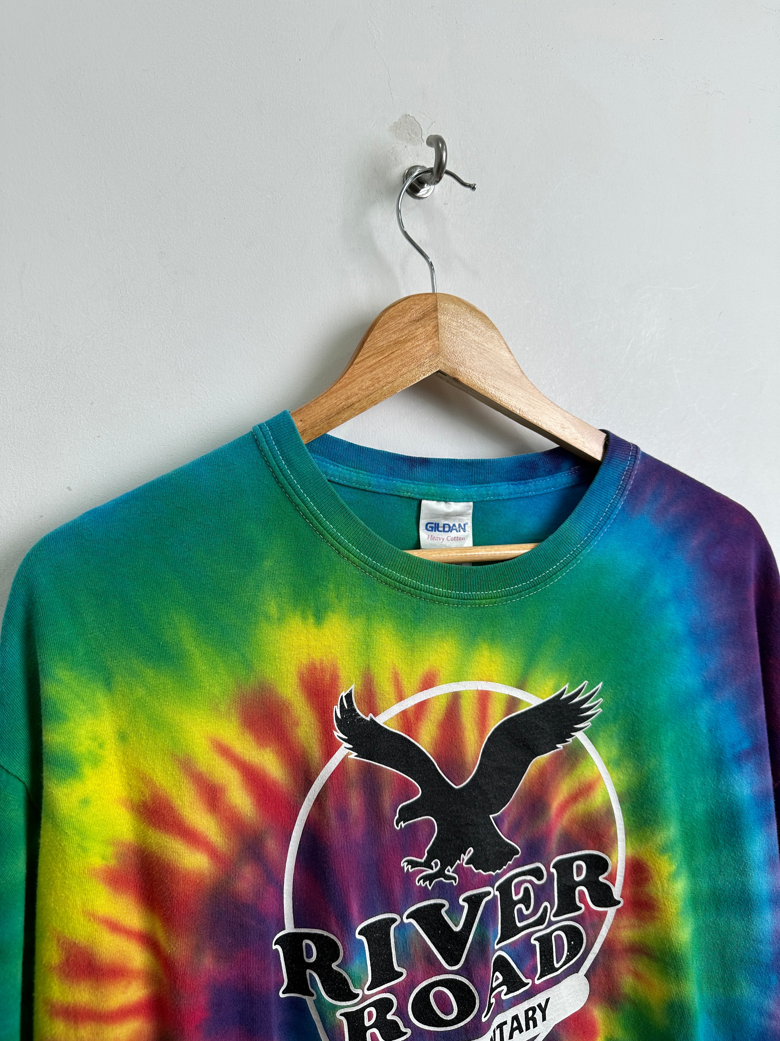 RIVER ROAD tie dye short-sleeve tee