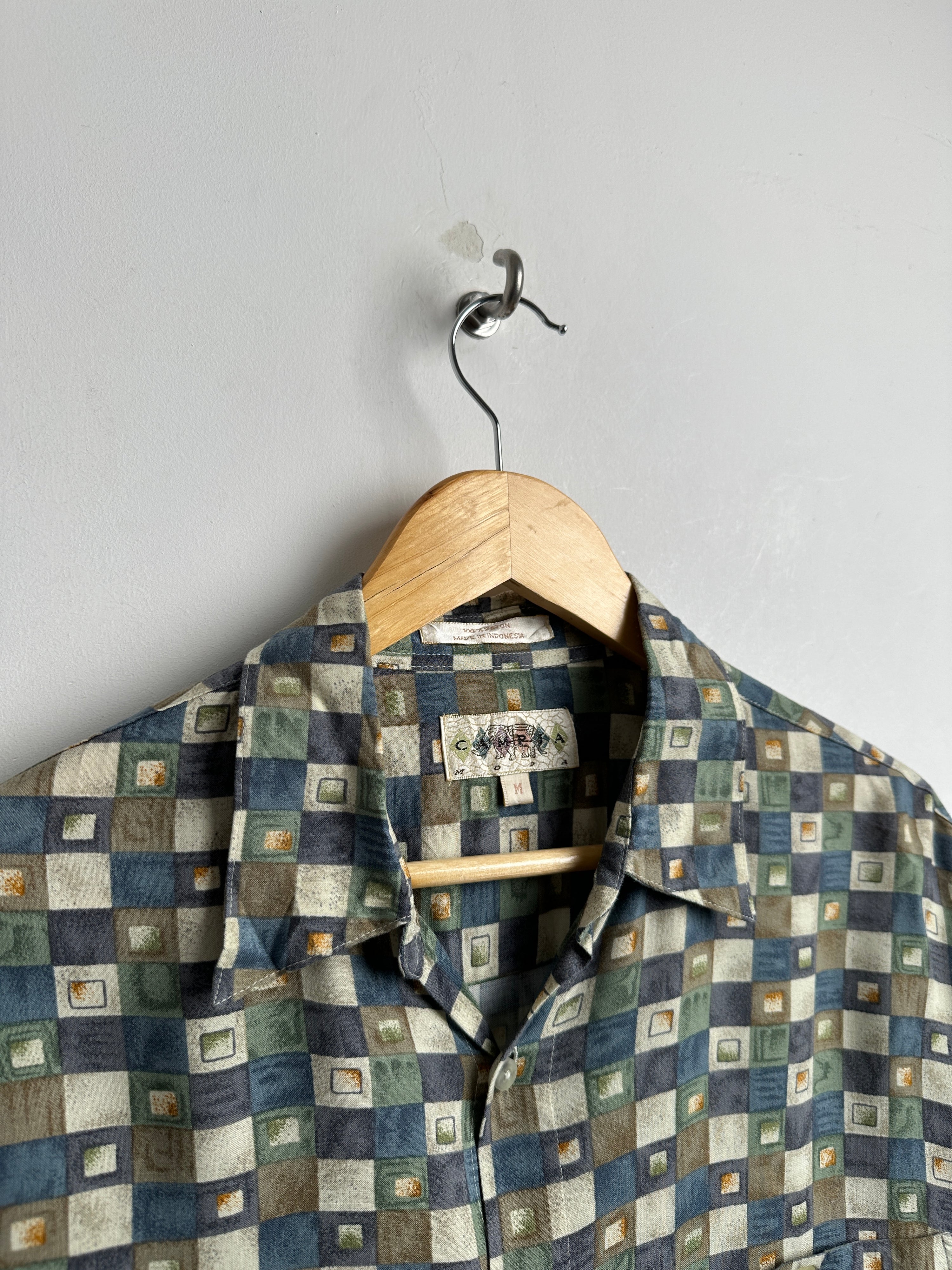 CAMPIA patterned short sleeve shirt