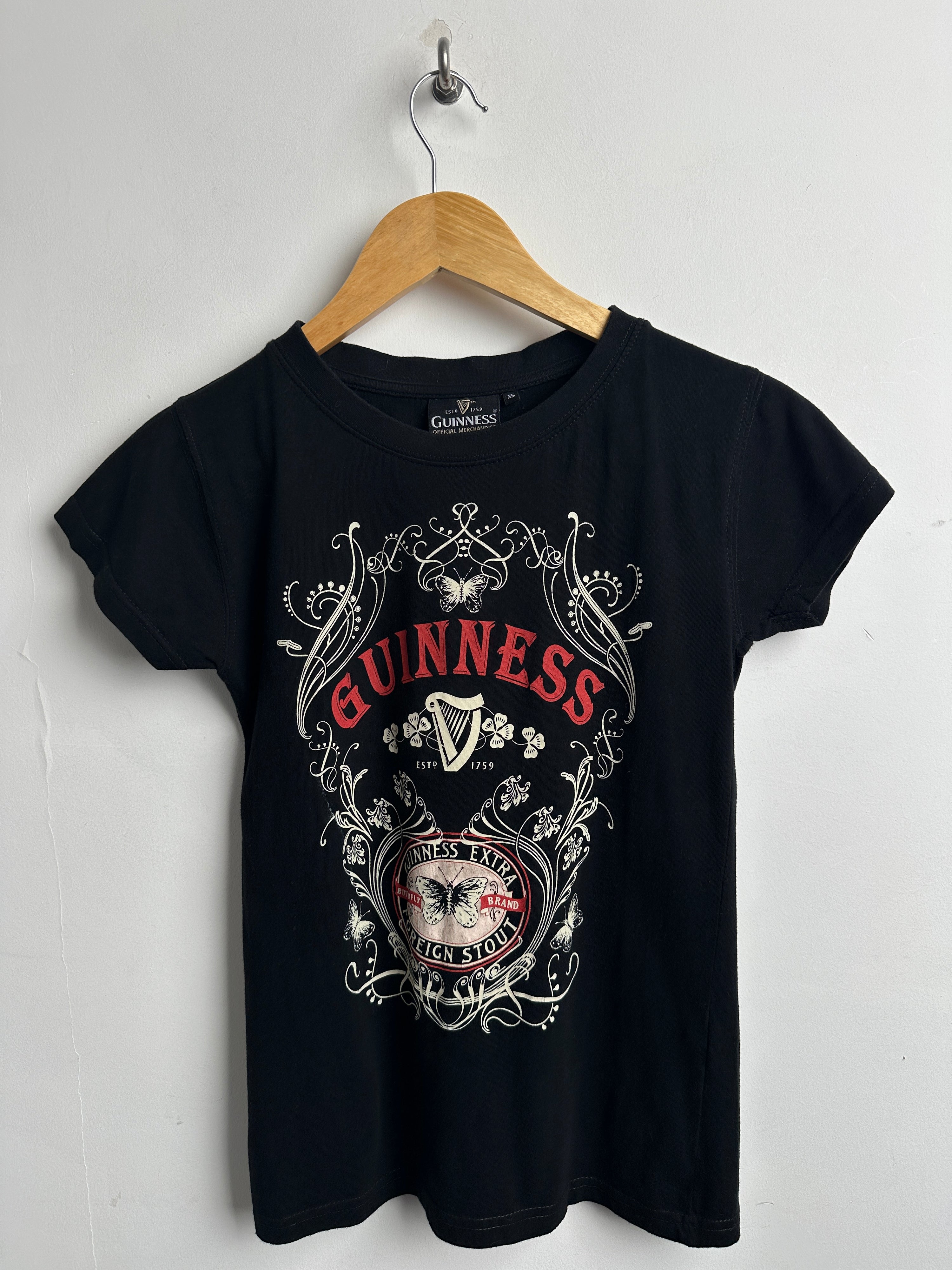 GUINESS Black short-sleeve top