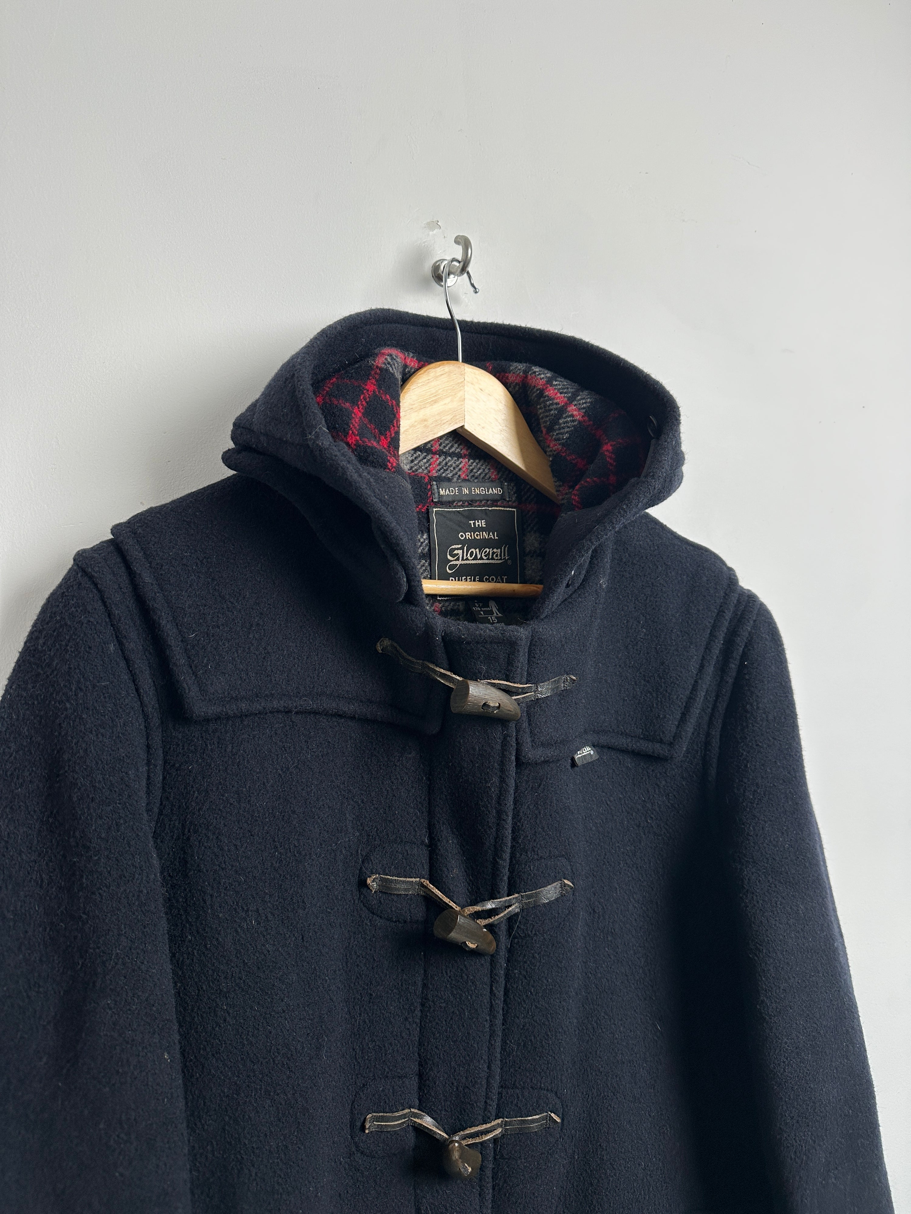 Gloverall black duffle coat - thrift.mt