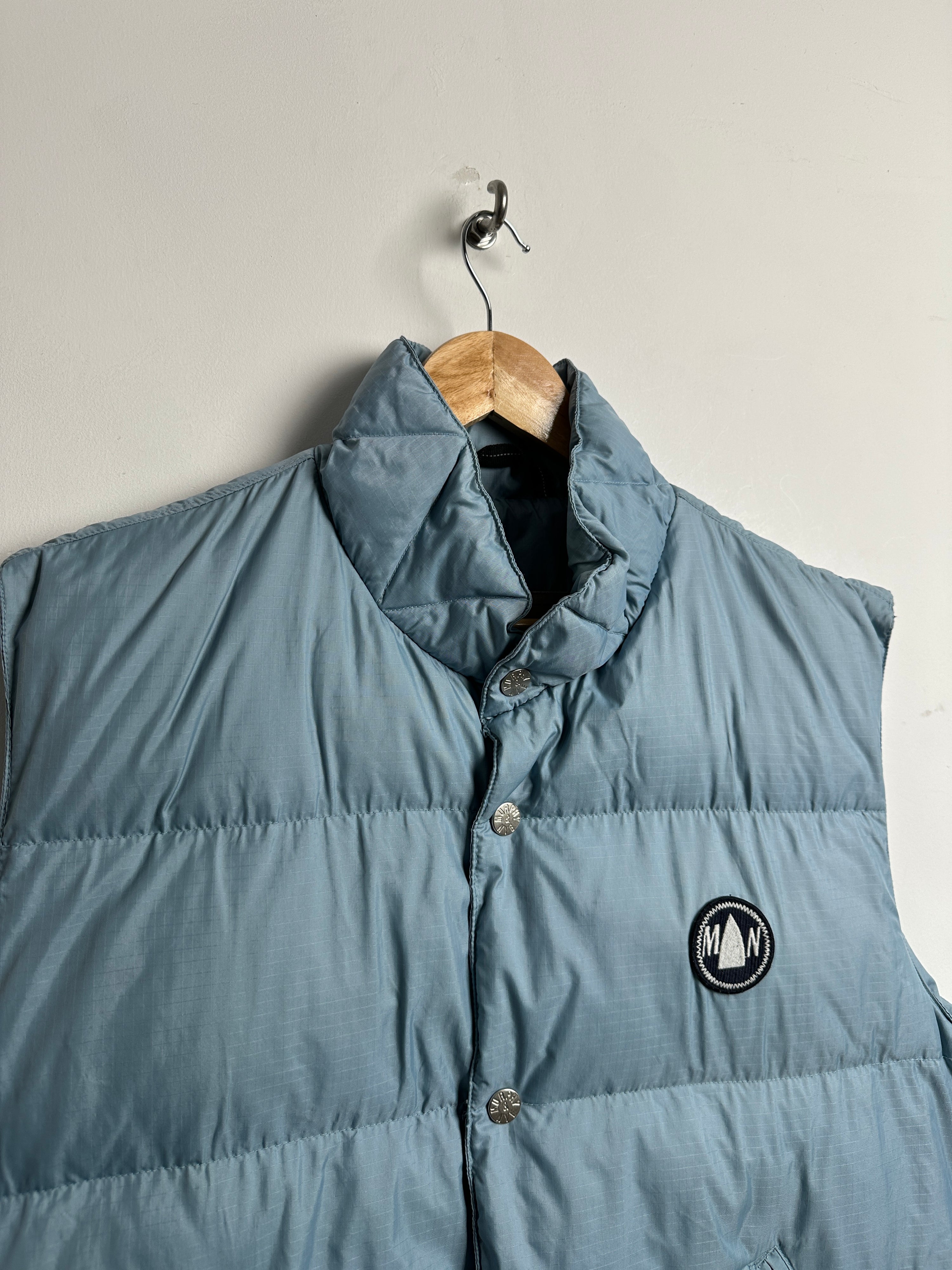MURPHY&NYE PUFFER VEST IN BLUE - thrift.mt