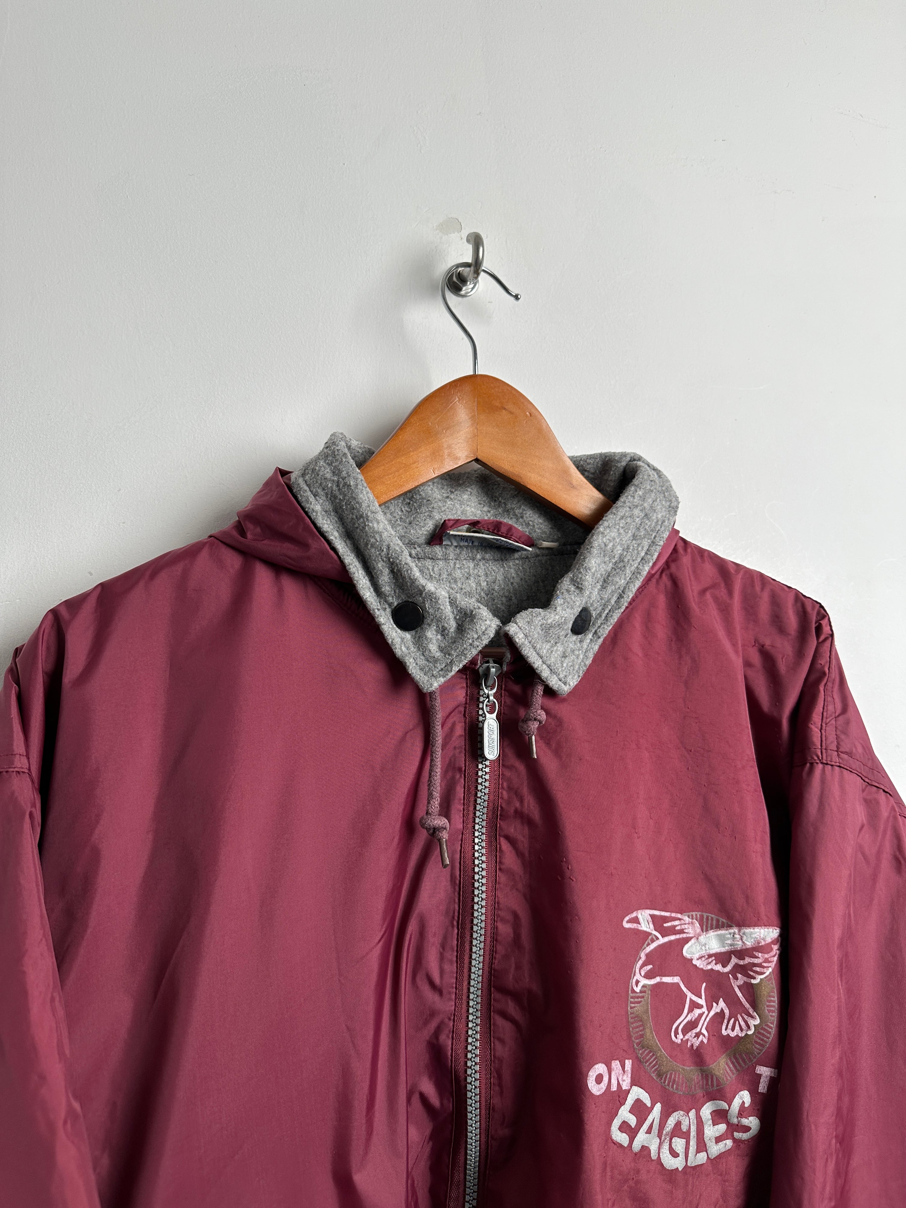 MOON LUX EAGLES WINDBREAKER IN PURPLE - thrift.mt