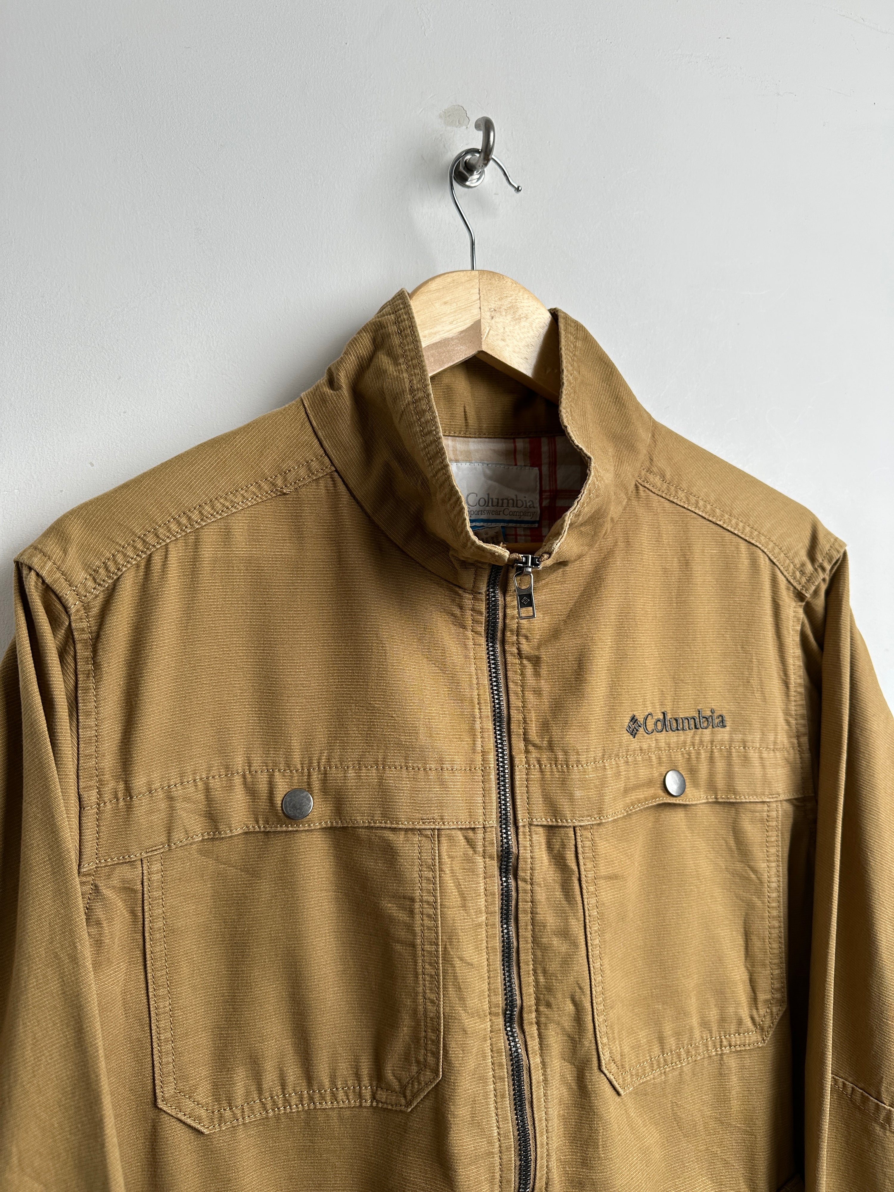 COLUMBIA denim JACKET IN BROWN - thrift.mt
