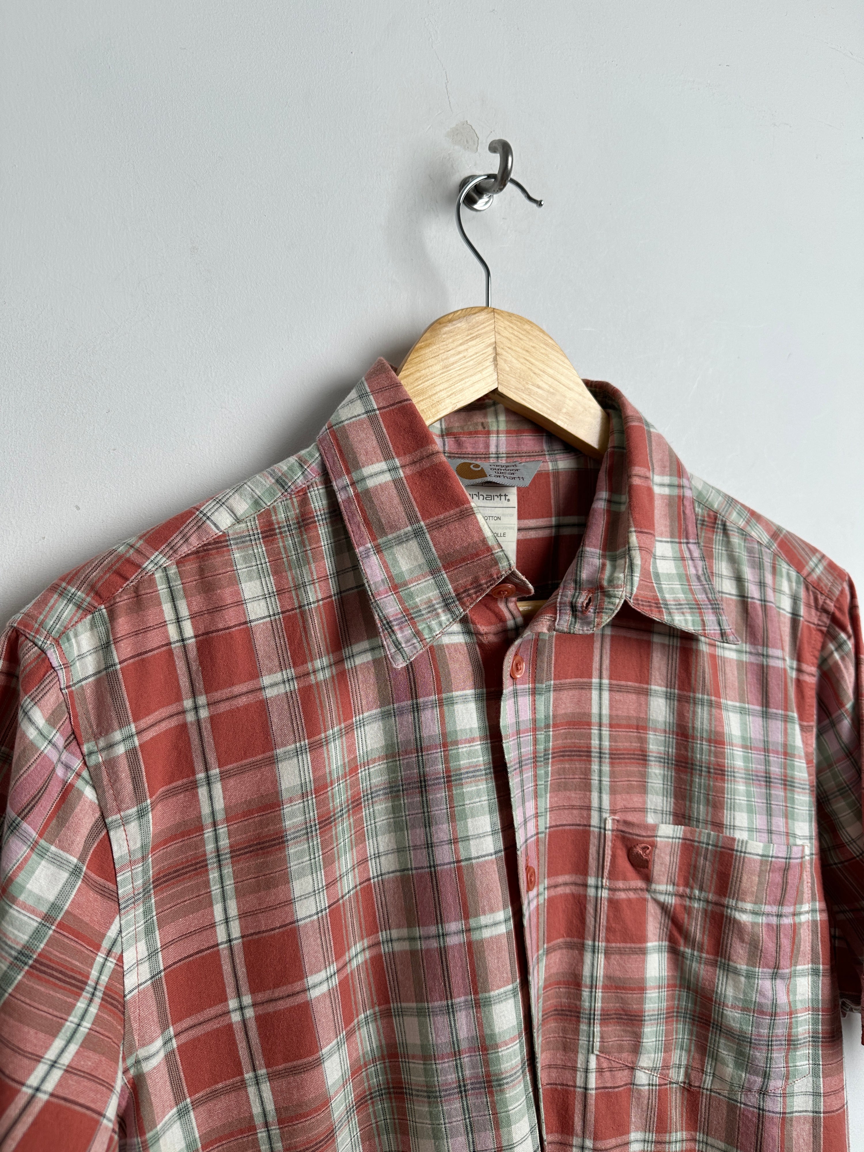 CARHARTT checked short sleeve shirt - thrift.mt