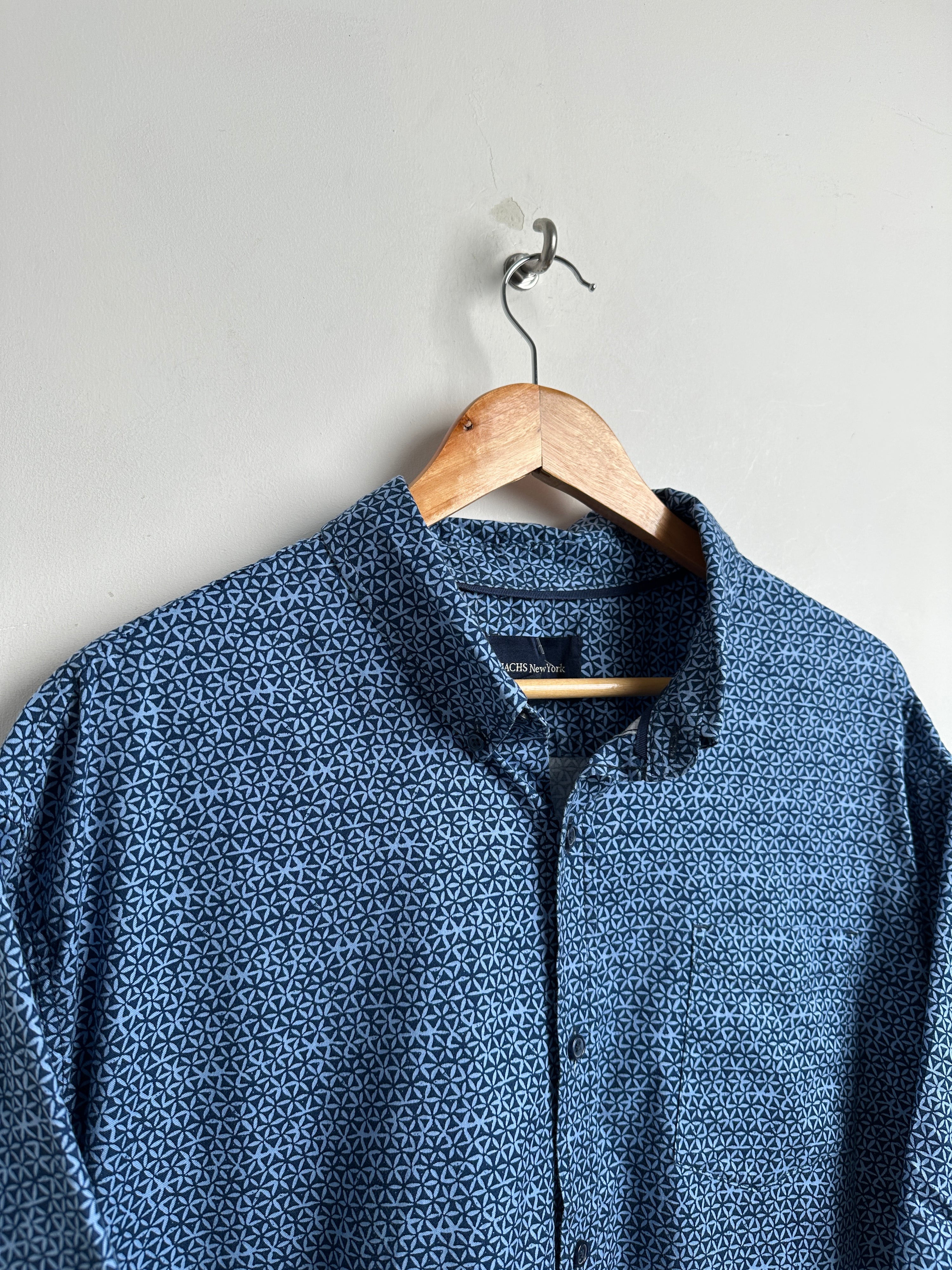 JACHS NEW YORK printed short sleeve shirt - thrift.mt