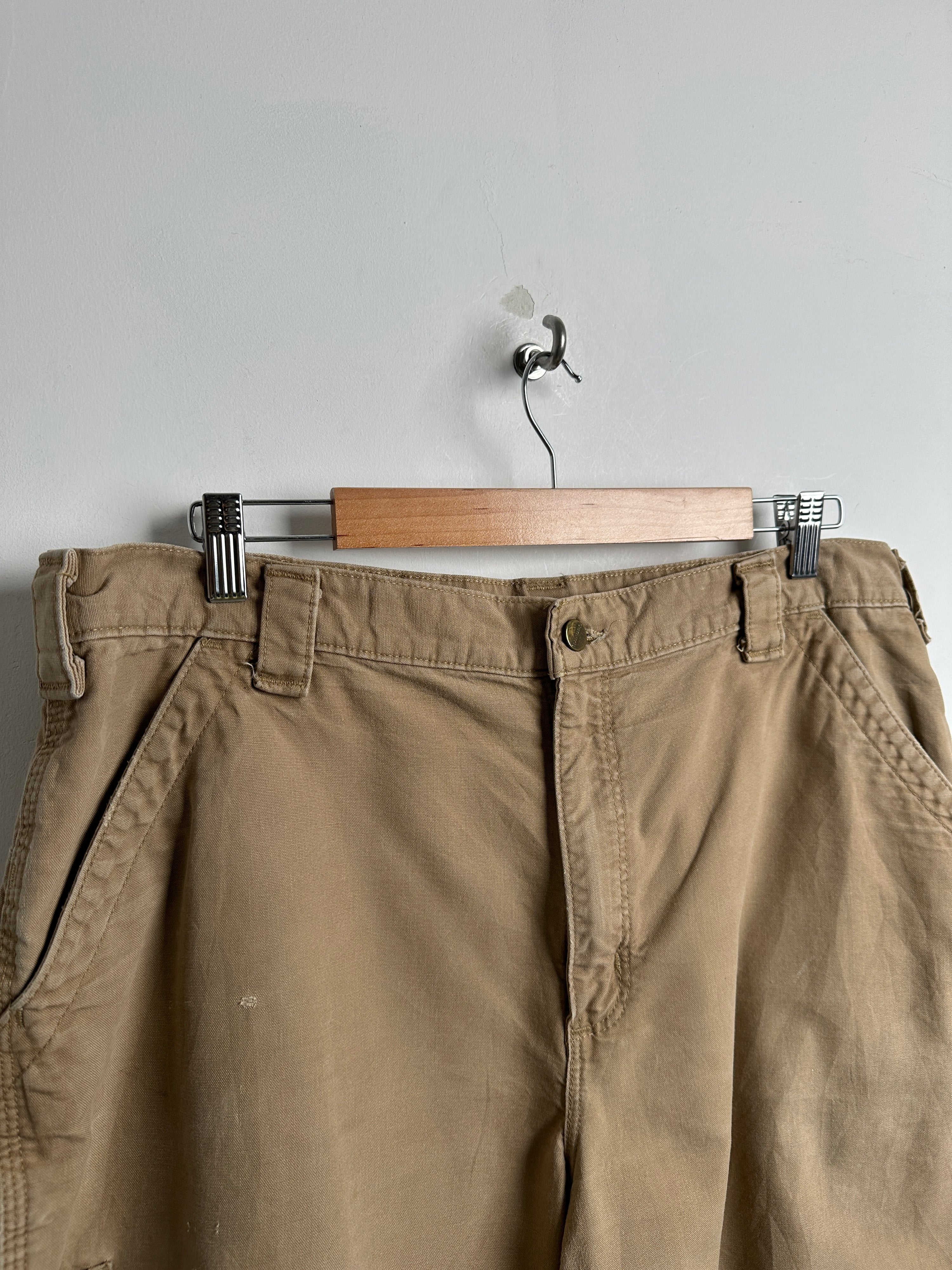 CARHARTT JORTS in light brown - thrift.mt