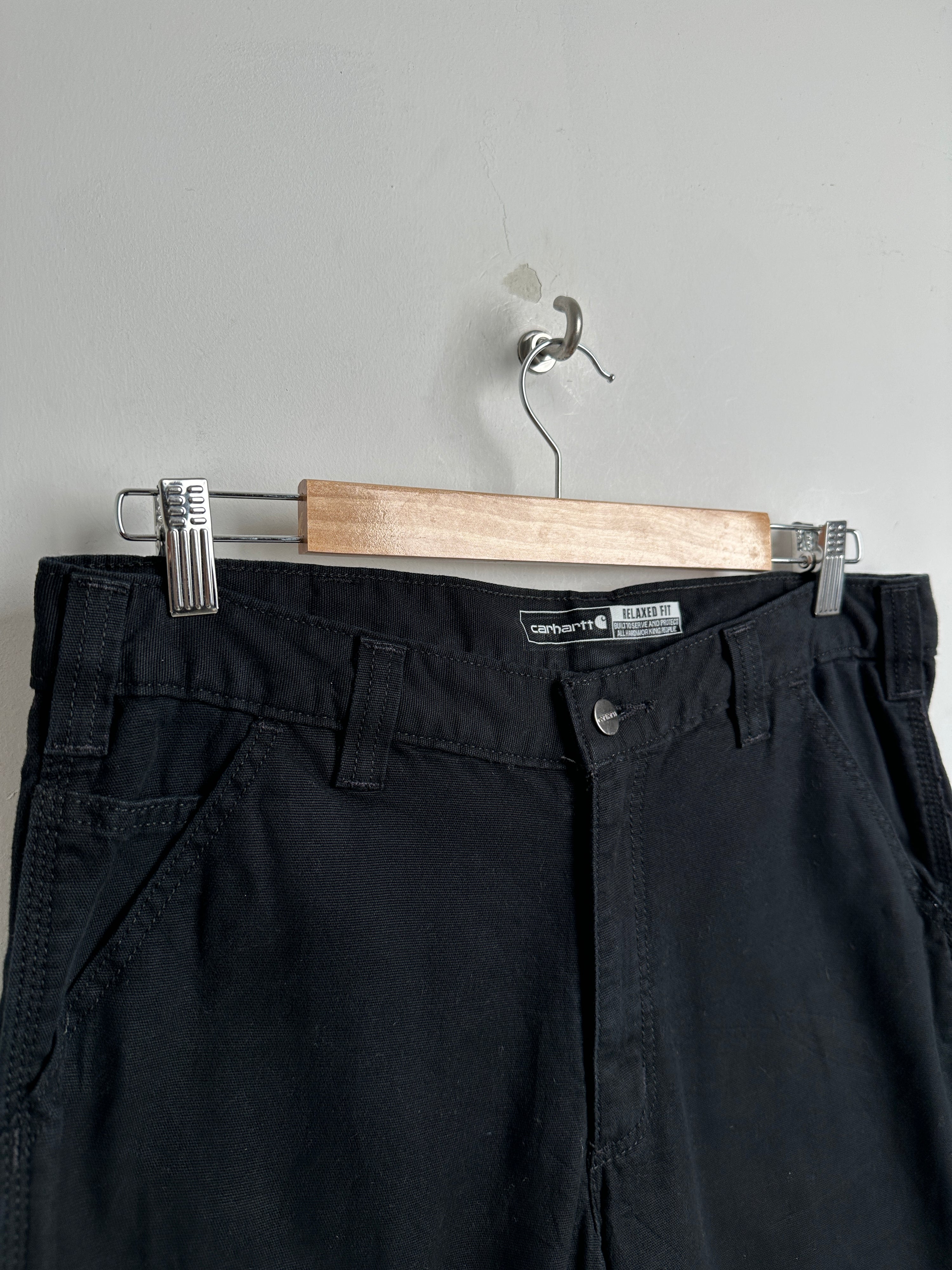 CARHARTT denim jorts in black