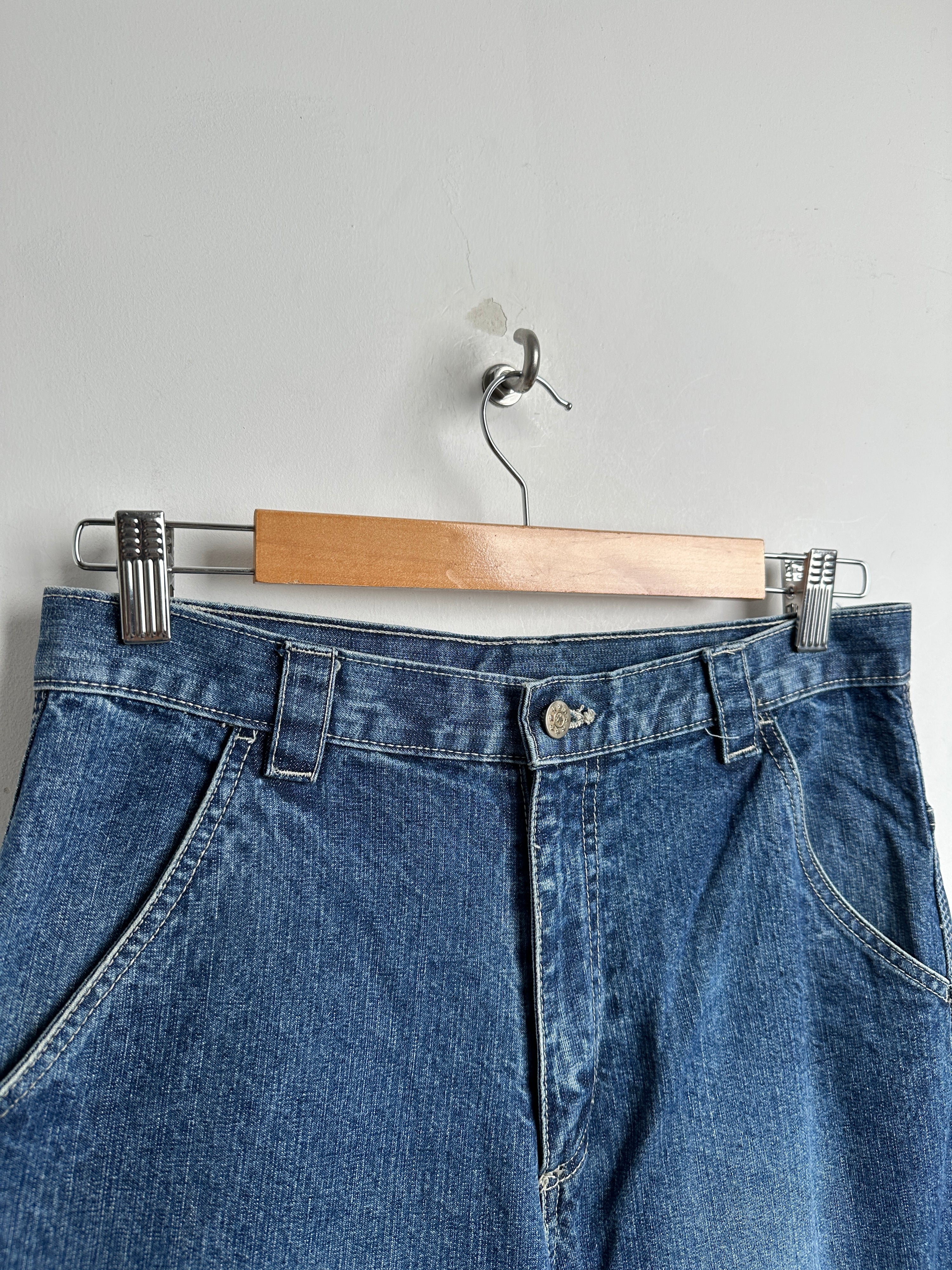 DOGNOSE JORTS in blue
