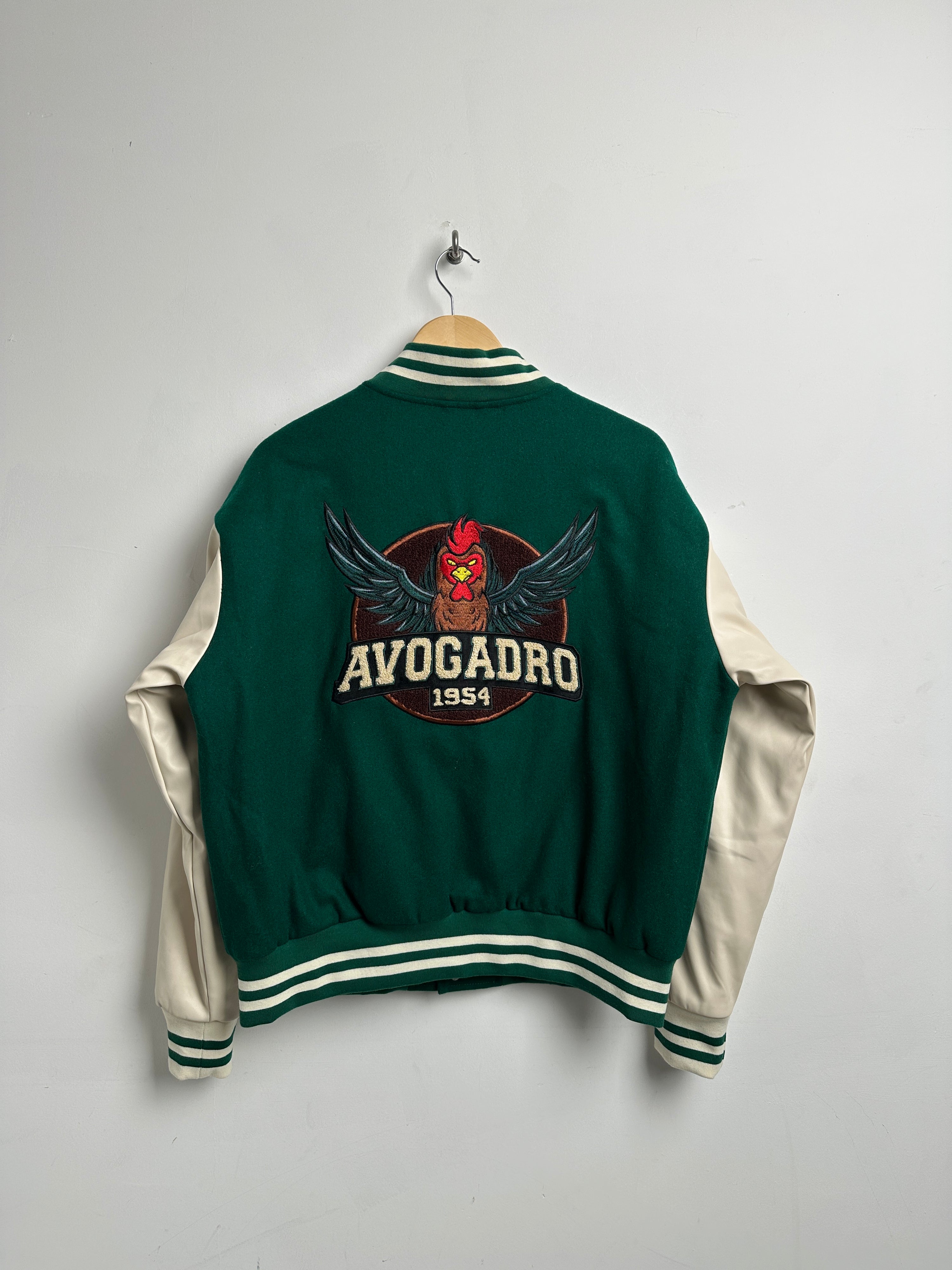 REBRAND Varsity Jacket Unisex Y2K Embroidered Letterman Bomber Jacket