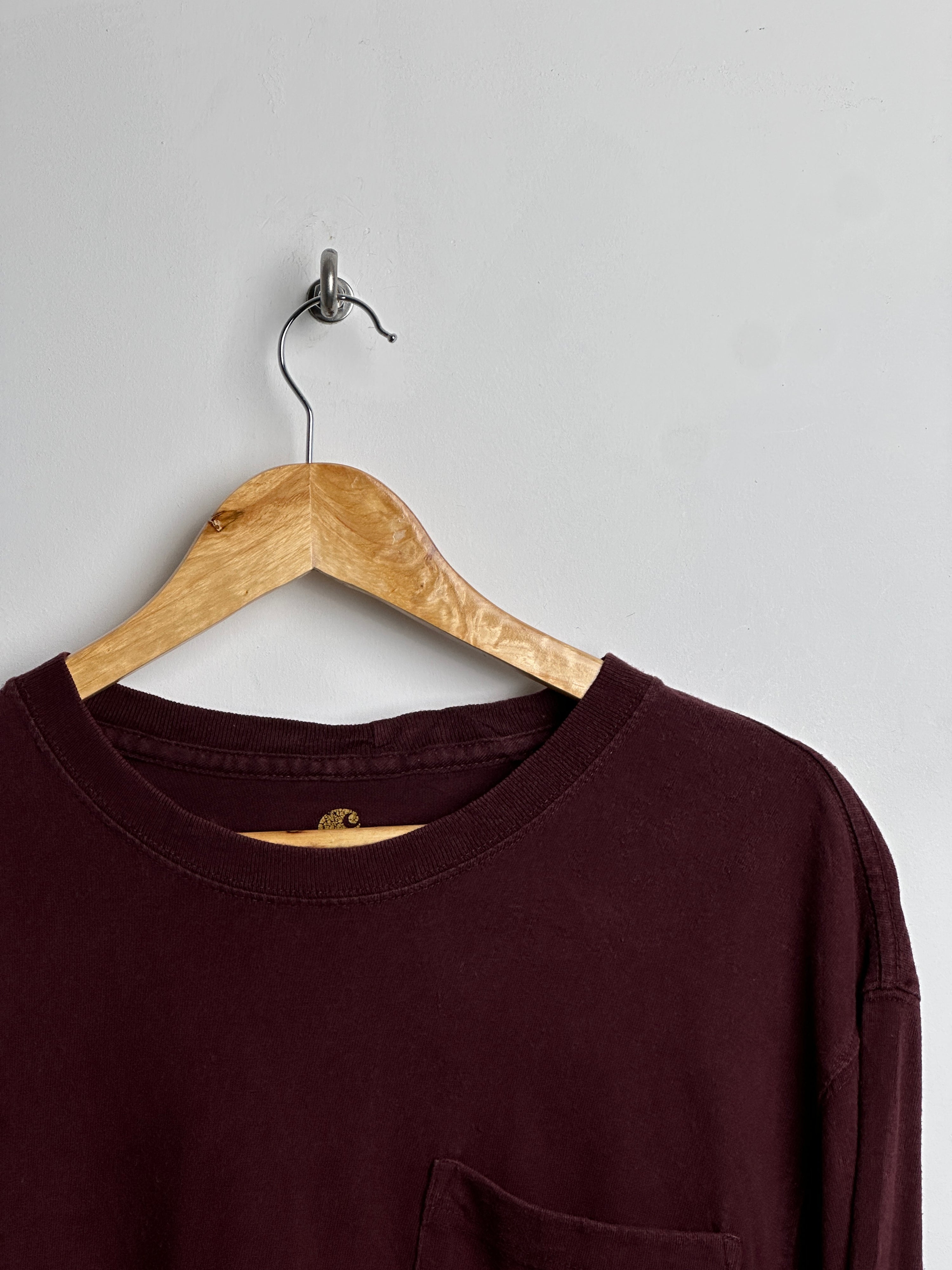 Carhartt burgundy long sleeve - thrift.mt