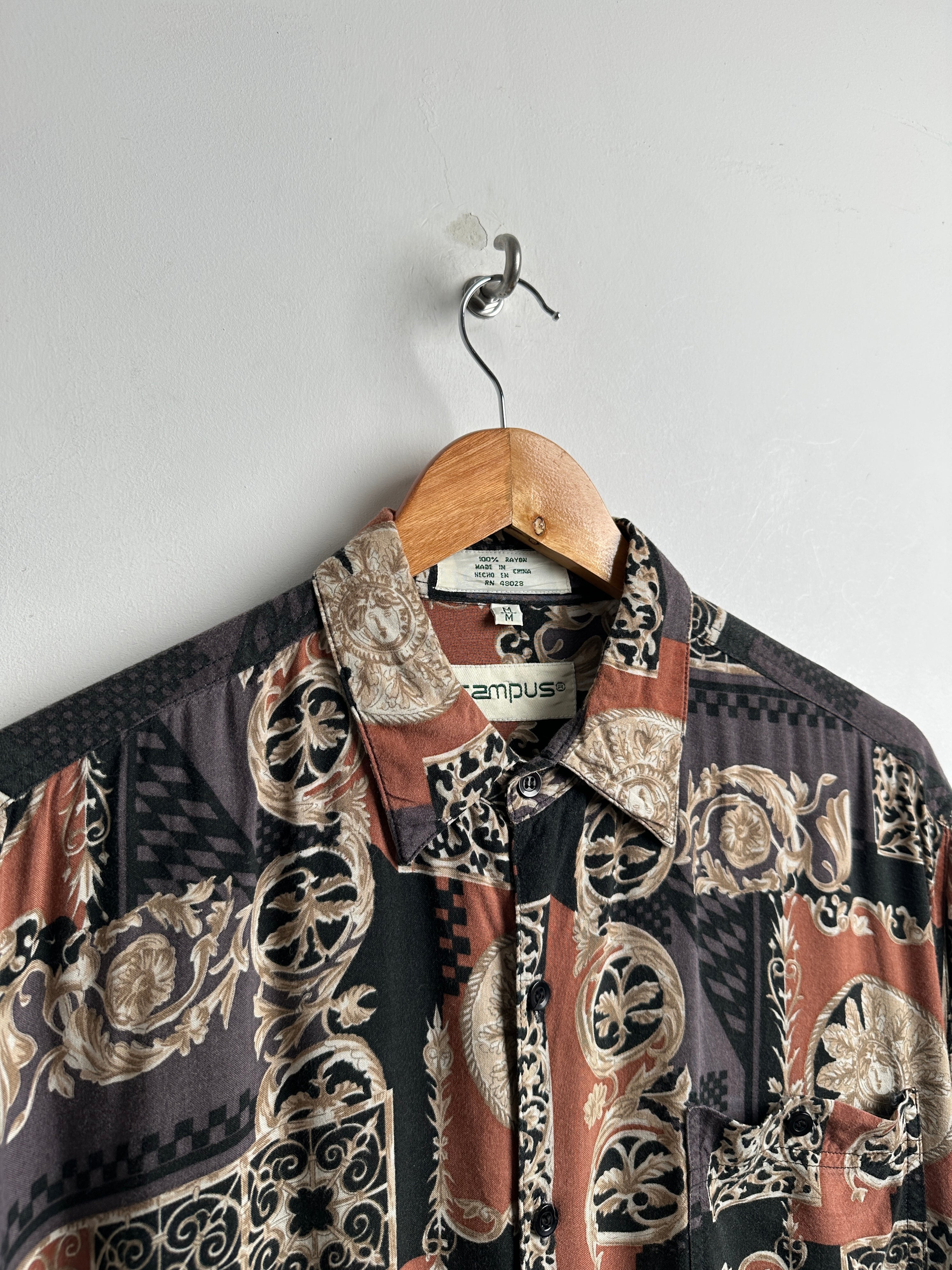 CAMPUS Patterned Short Sleeved Shirt
