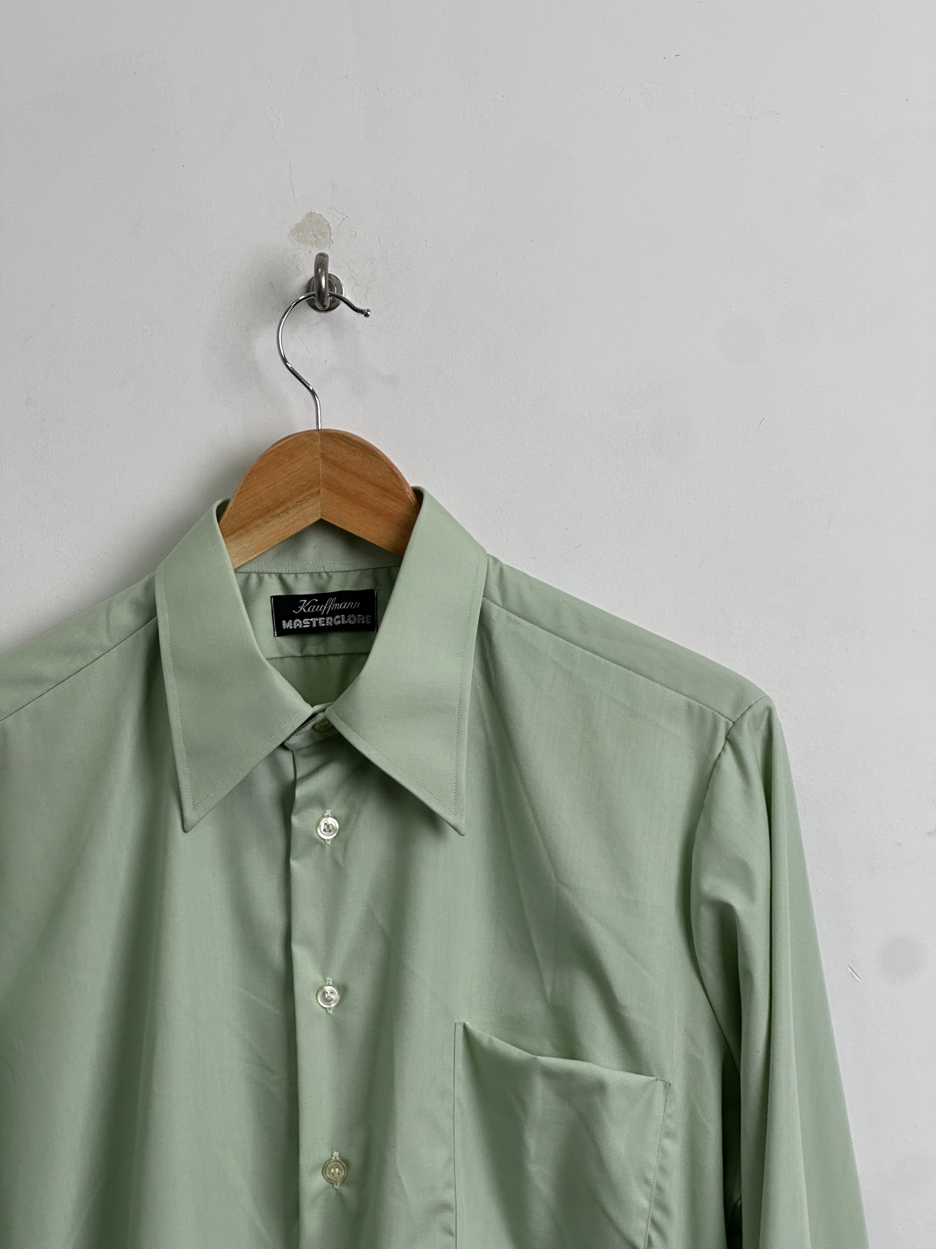KAUFFMANN MASTERGLOBE long-sleeve shirt in light green