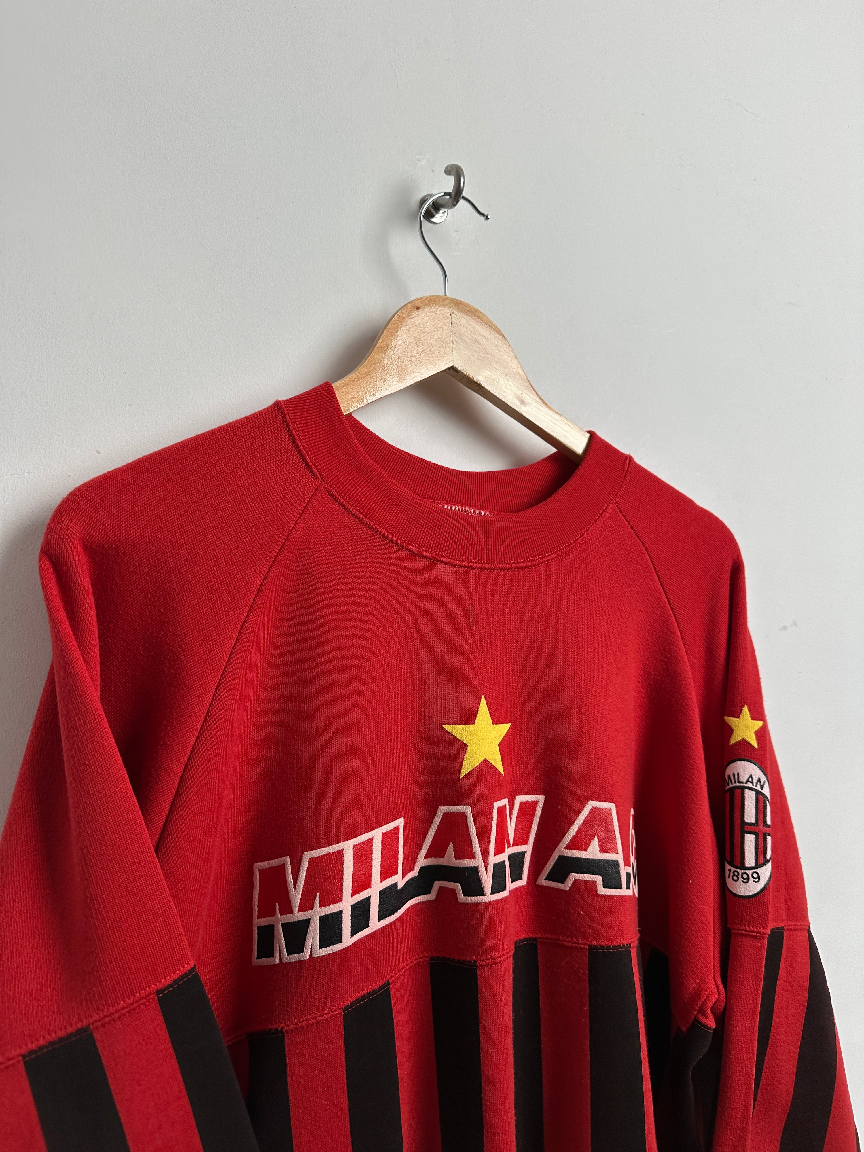 MILAN A.C. Red crewneck