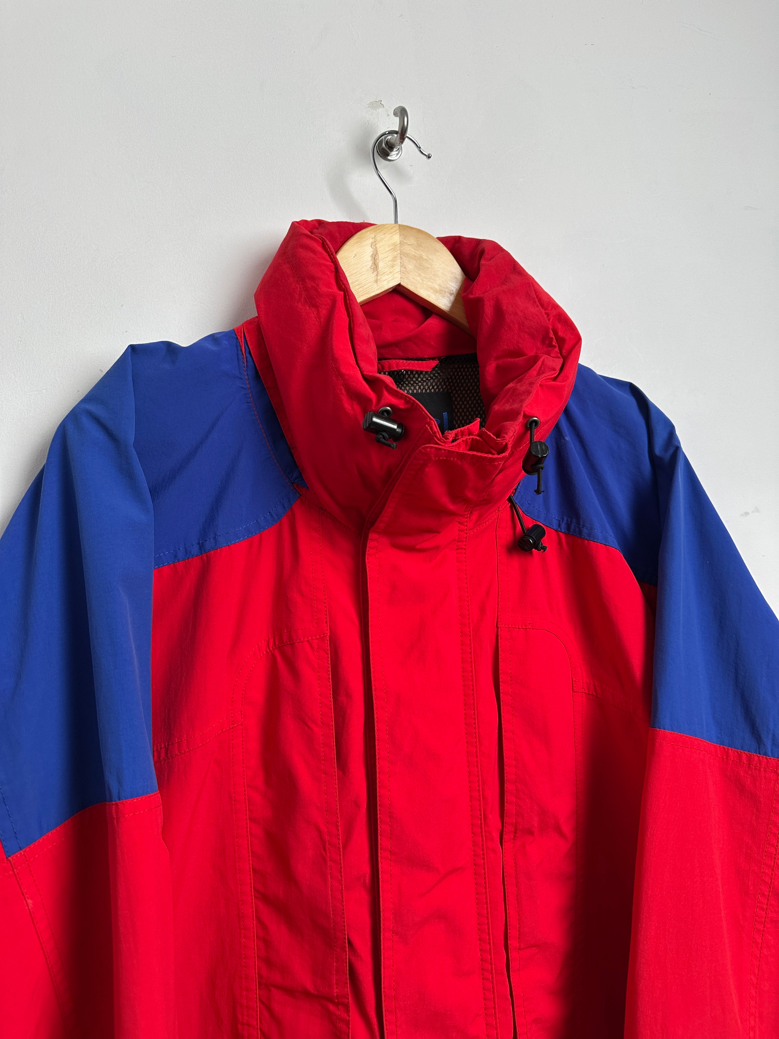 SCHOFFEL CASTELLO Goretex Red and Blue Hooded