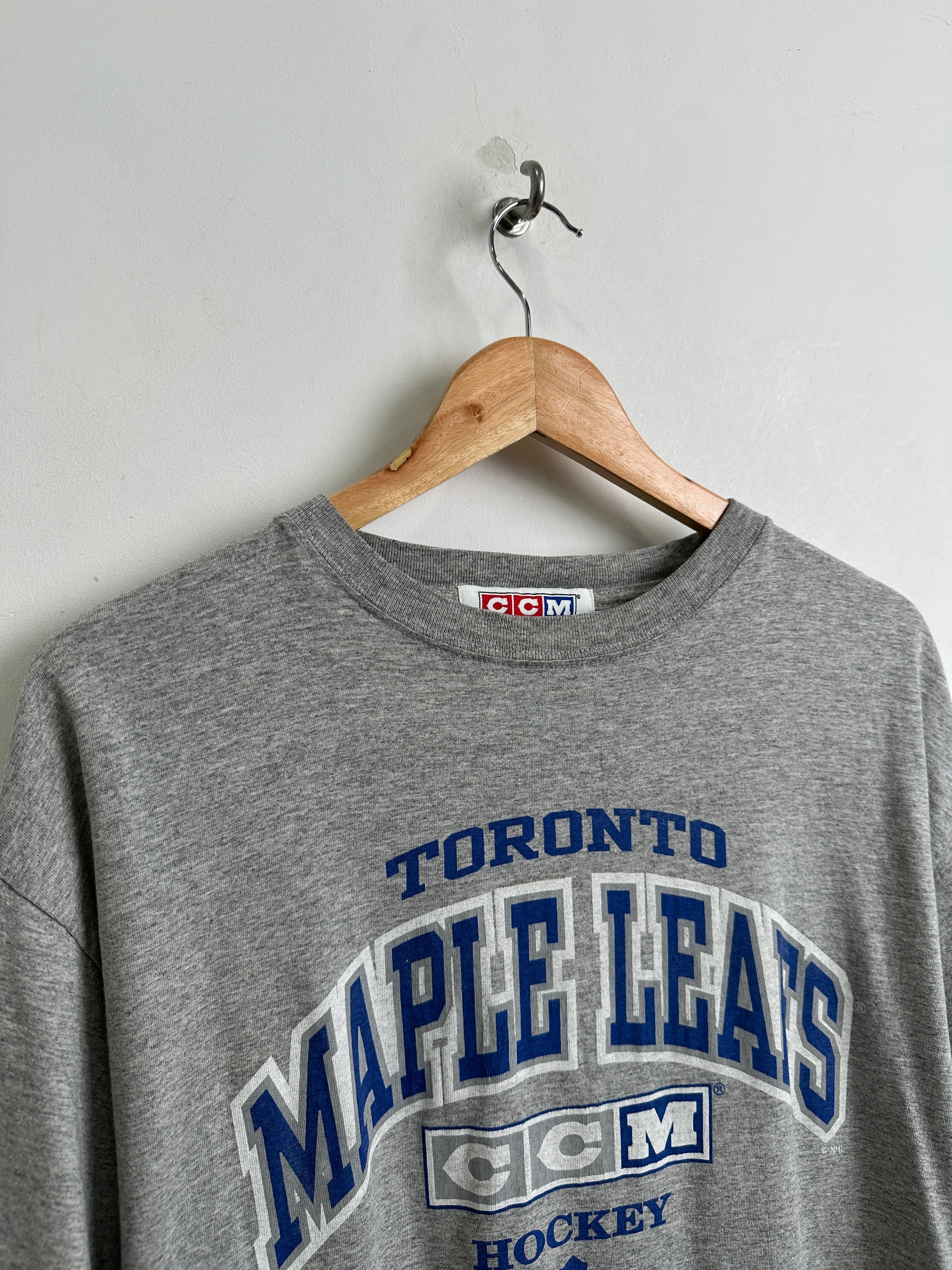 CCM HOCKEY TORONTO MAPLE LEAFS short-sleeve tee in grey