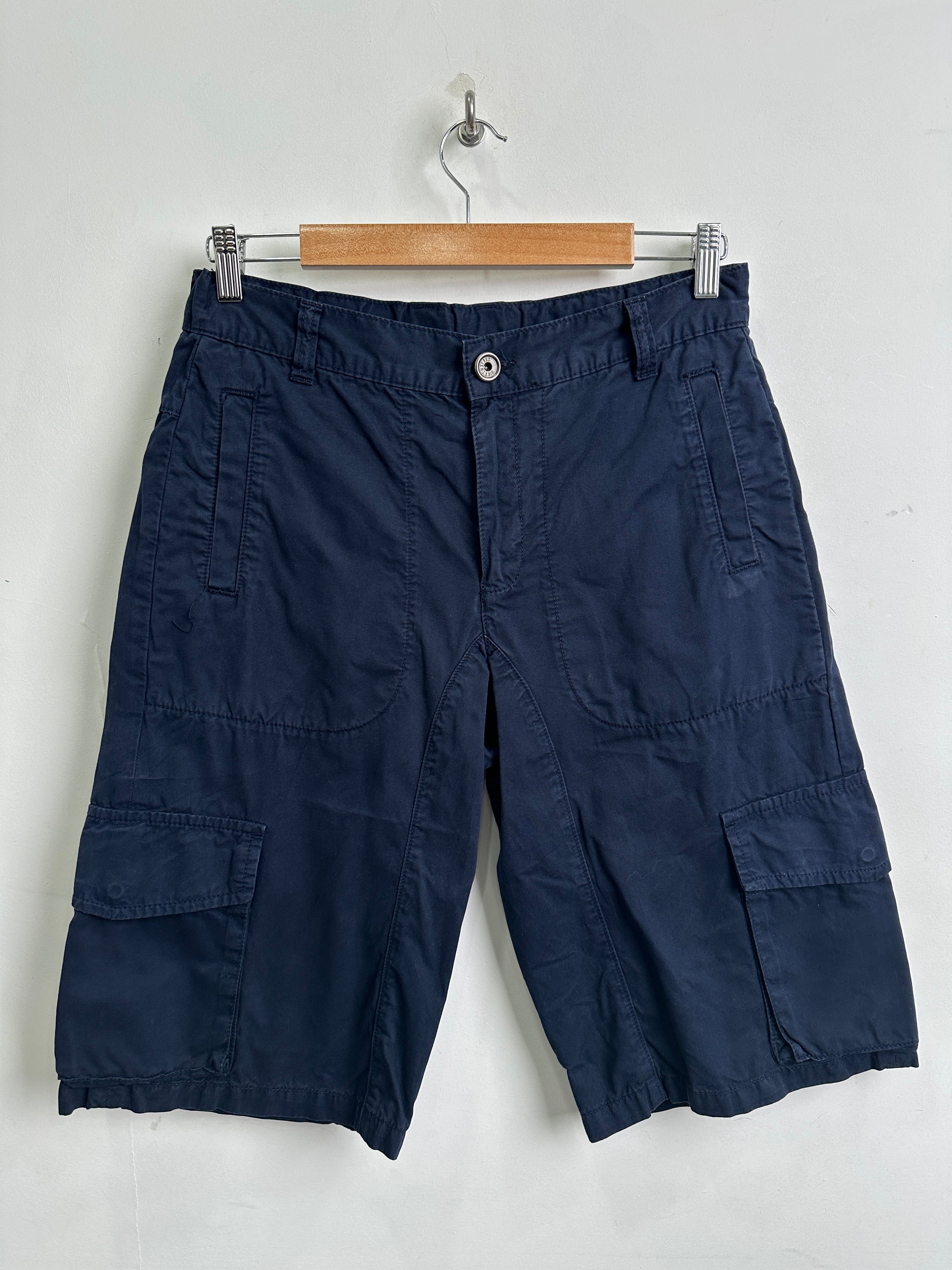 BIKKEMBERGS Navy Cargo Jorts