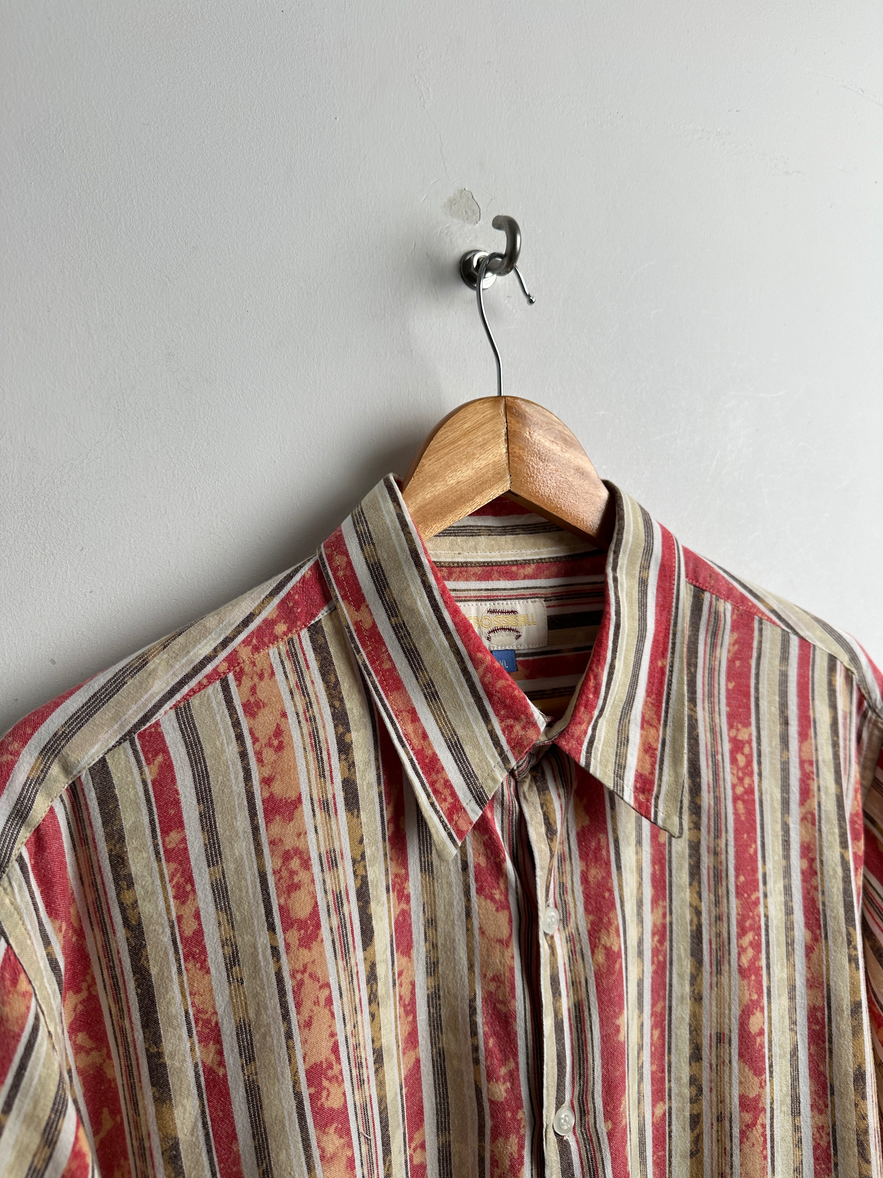 CROSSBALL cotton short sleeve shirt