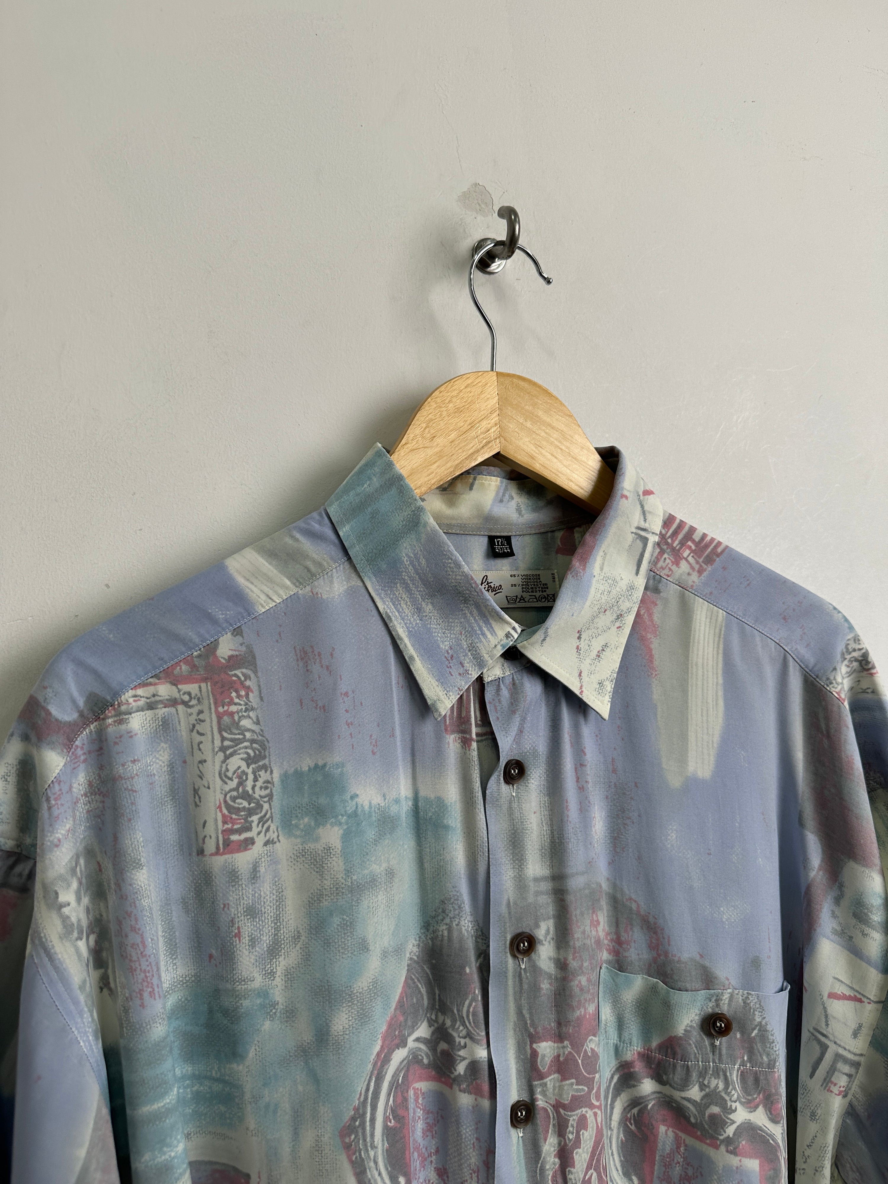 ANGELO LITRICO vintage patterned short-sleeve shirt