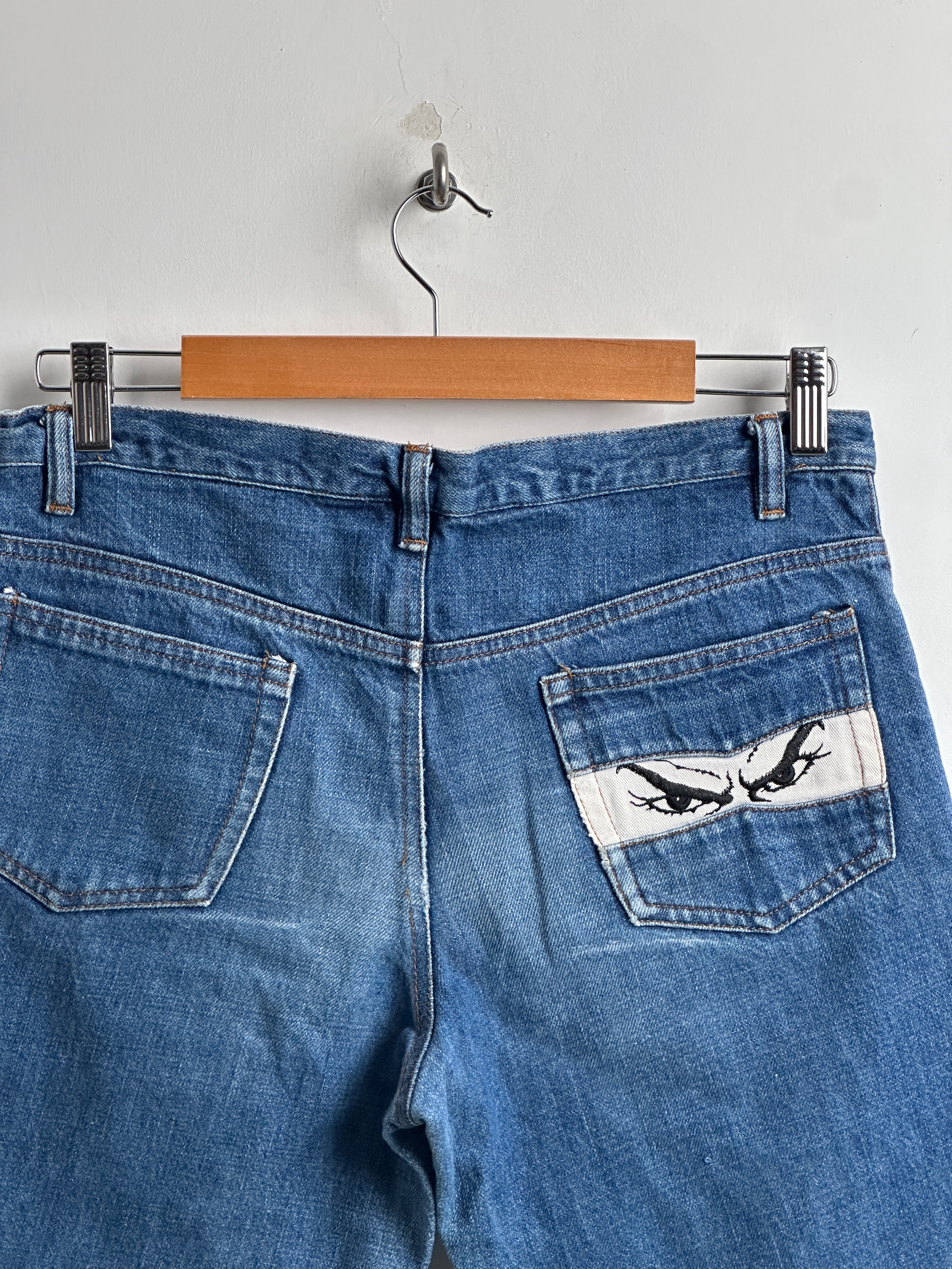 ICEBERG jorts in blue