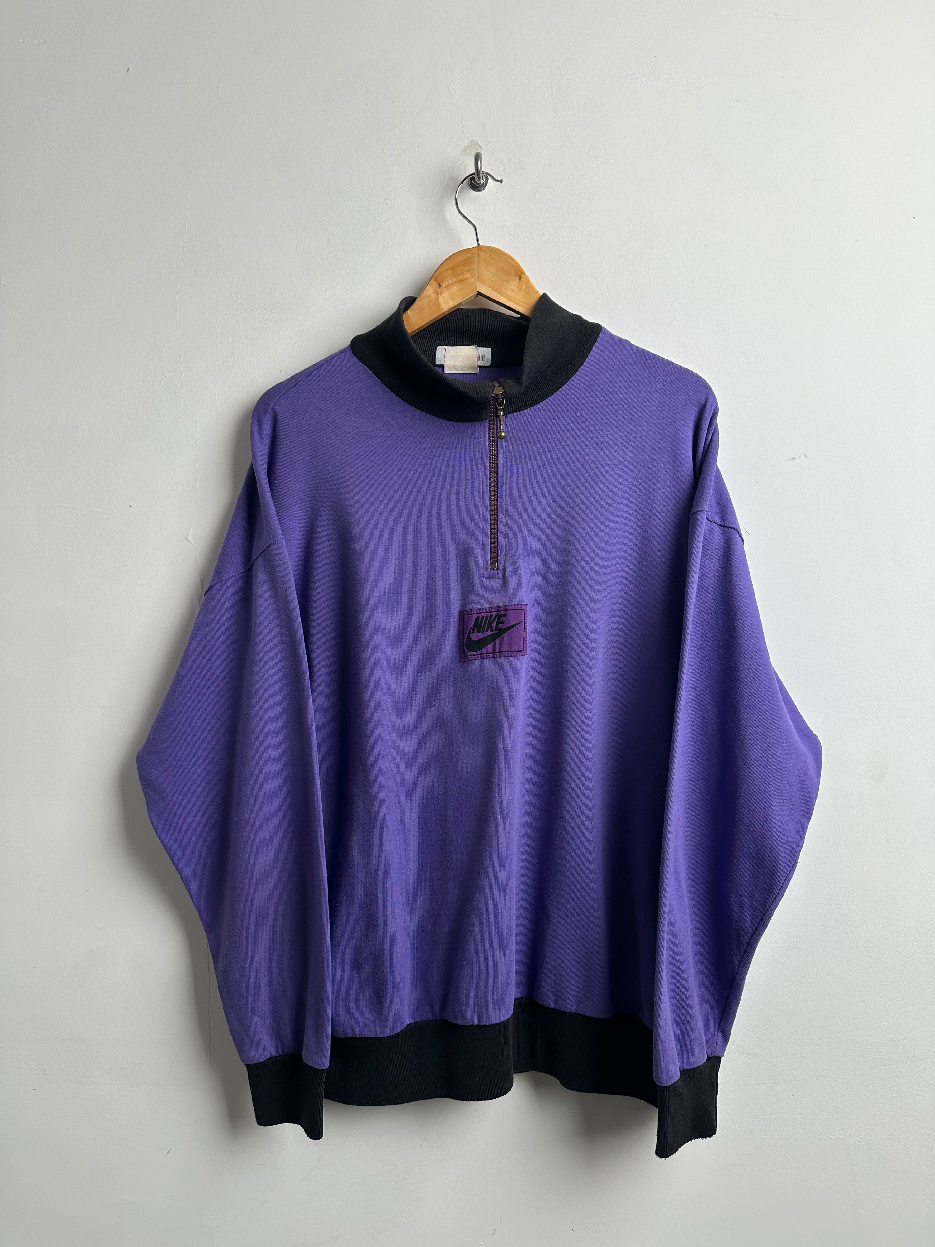NIKE Half Zip-Up in Indigo