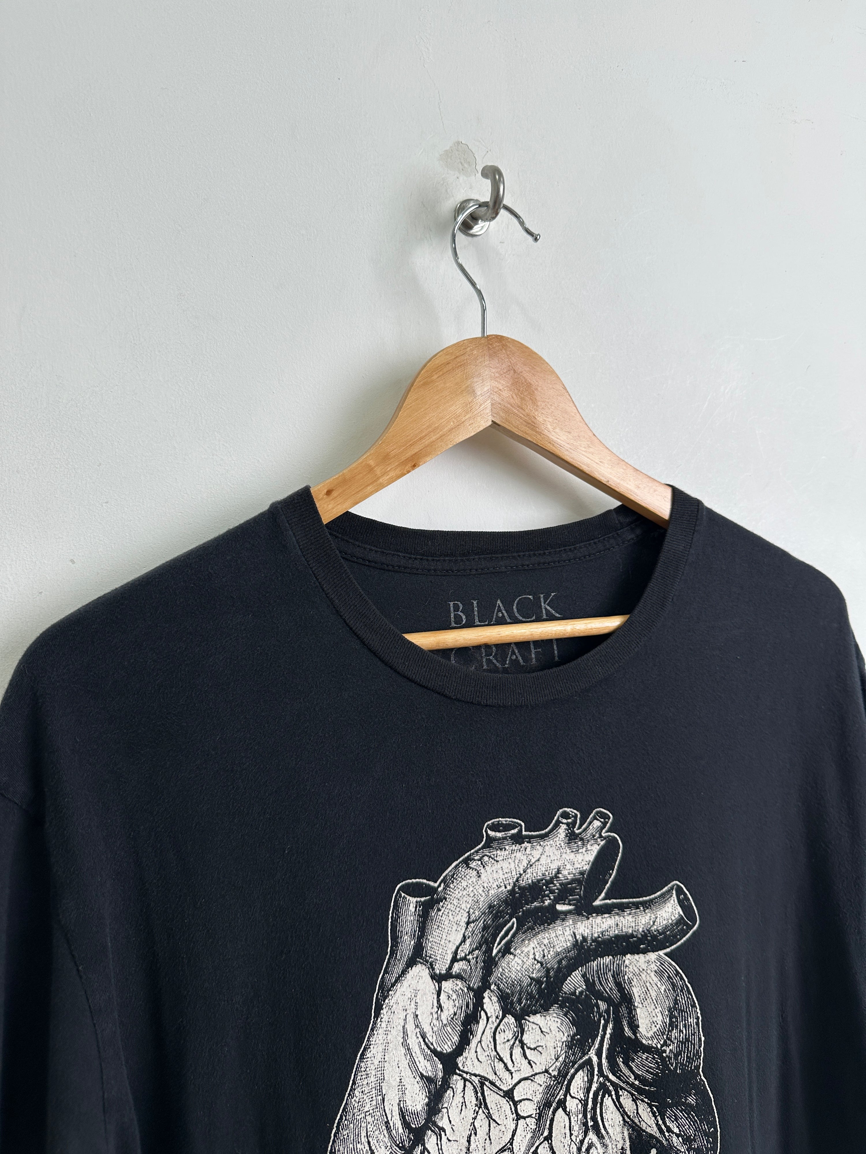 BLACK CRAFT end of days graphic short-sleeve tee in black