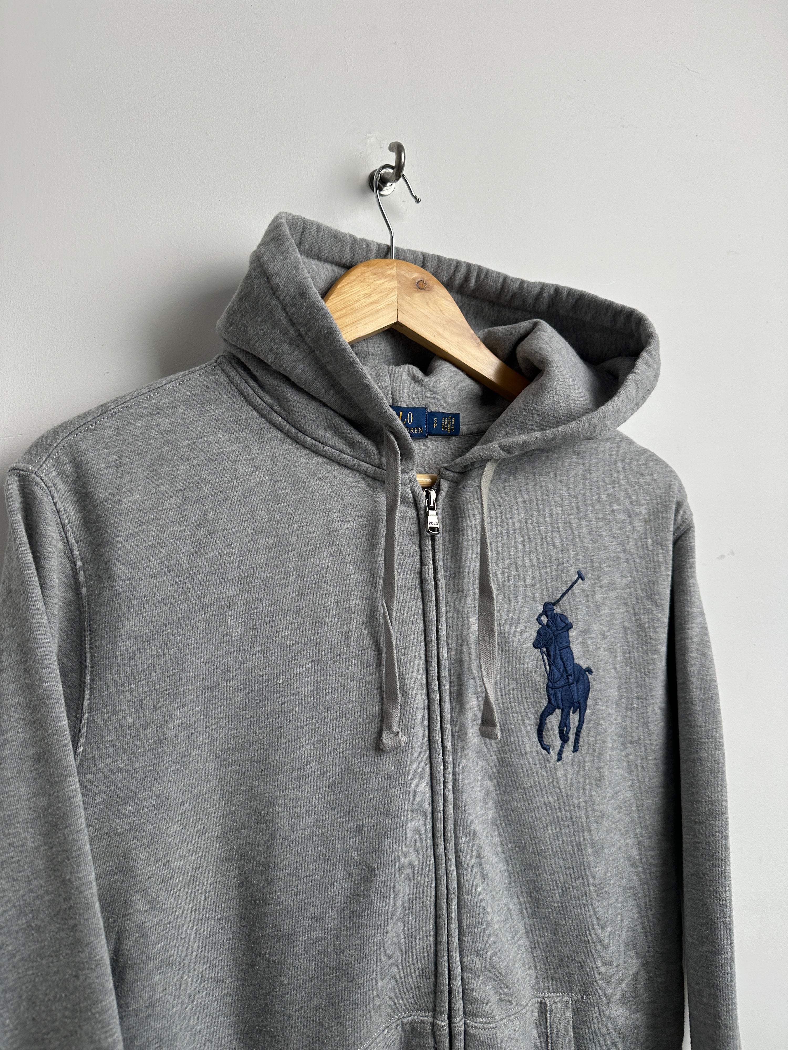 POLO RALPH LAUREN grey zip up