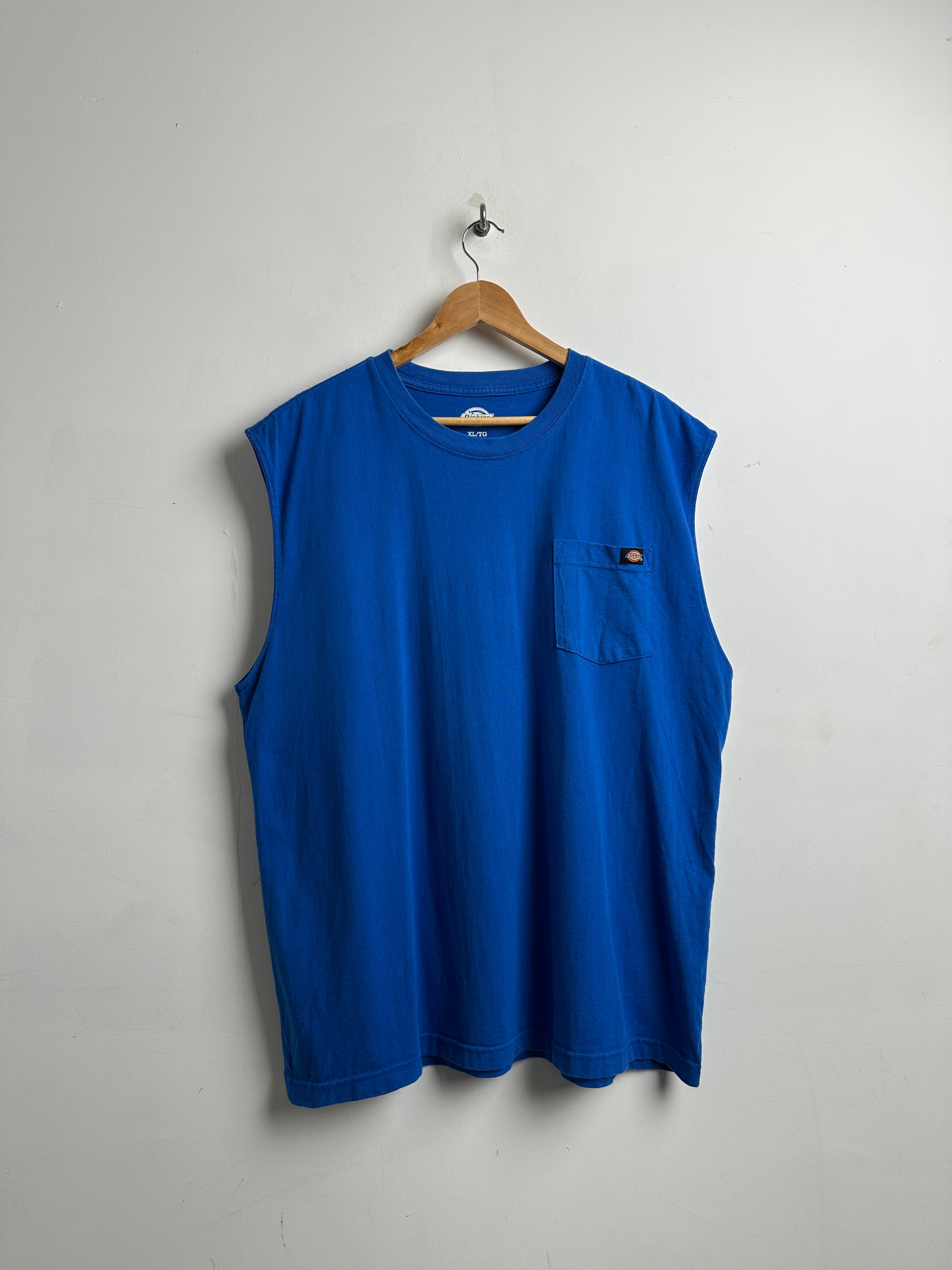 DICKIES Electric Blue Sleeveless Tee