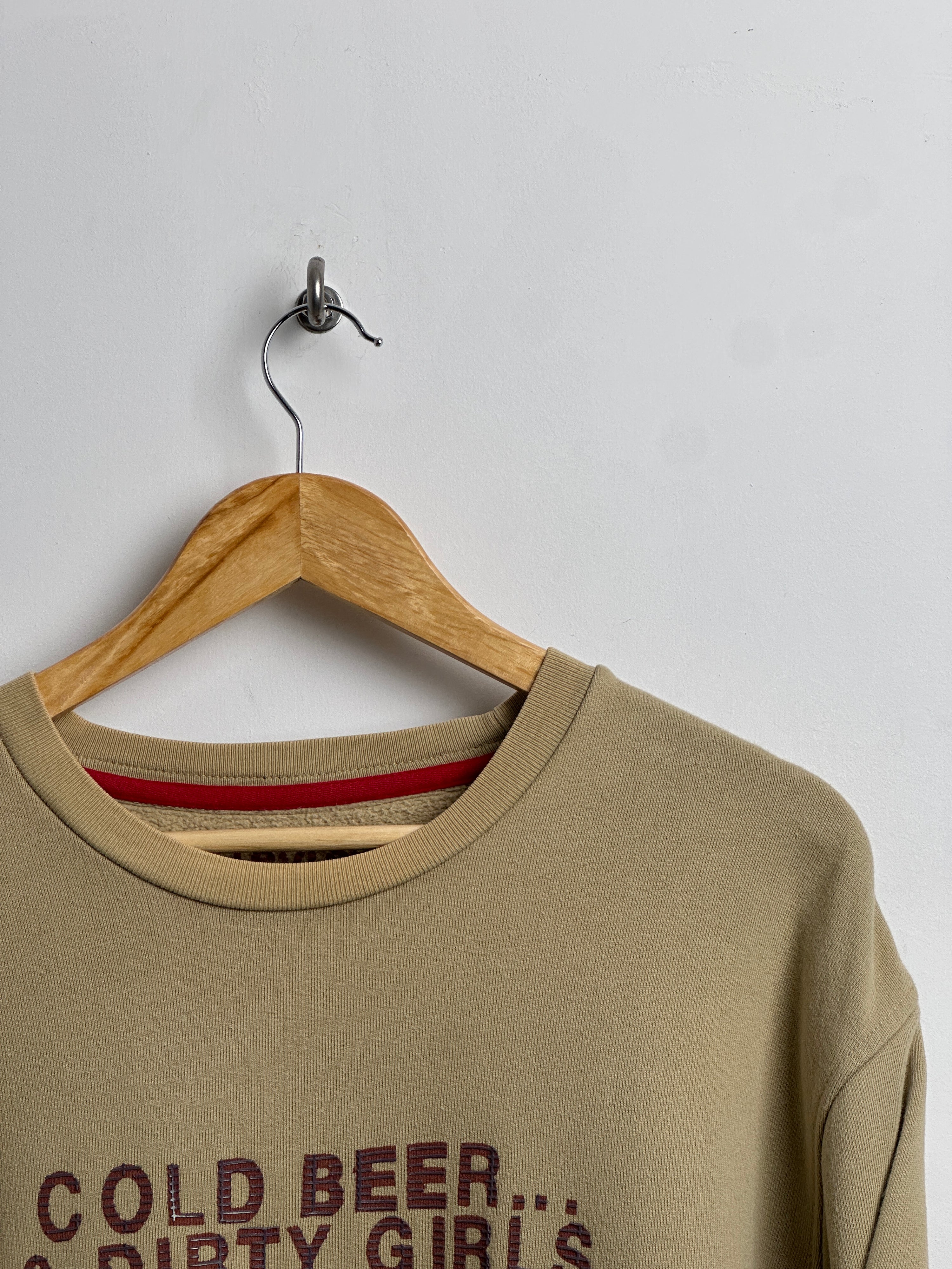 LEVIS graphic beige crewneck