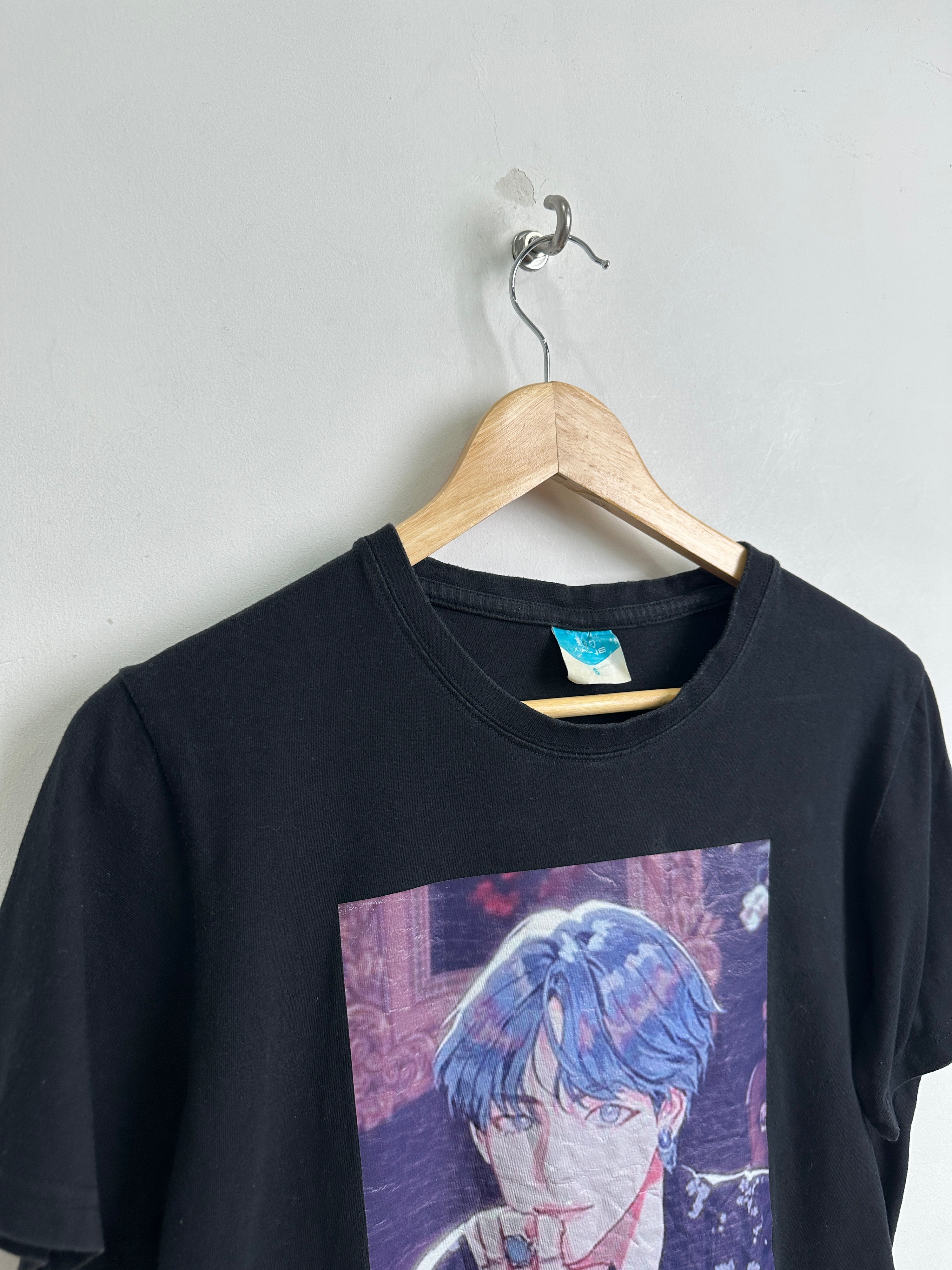 XIAYUE short-sleeve graphic tee in black