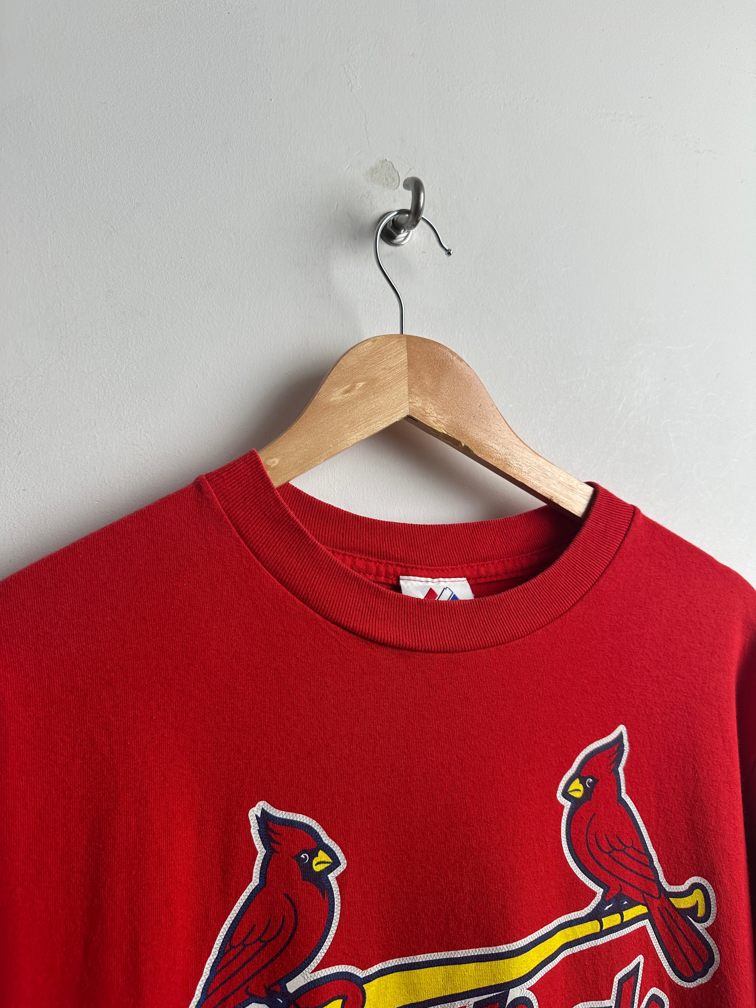 MAJESTIC CARDINALS 28 Red Tee