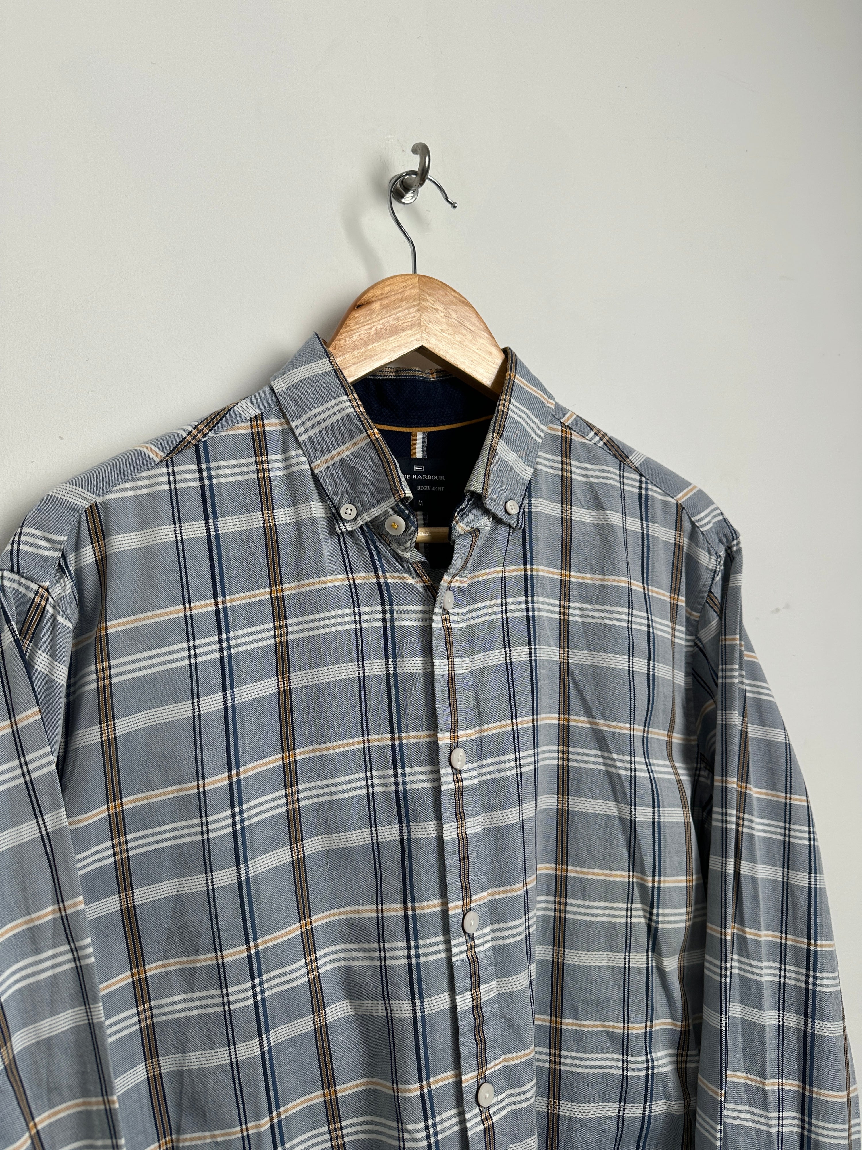 Blue Harbour plaid button up long sleeve