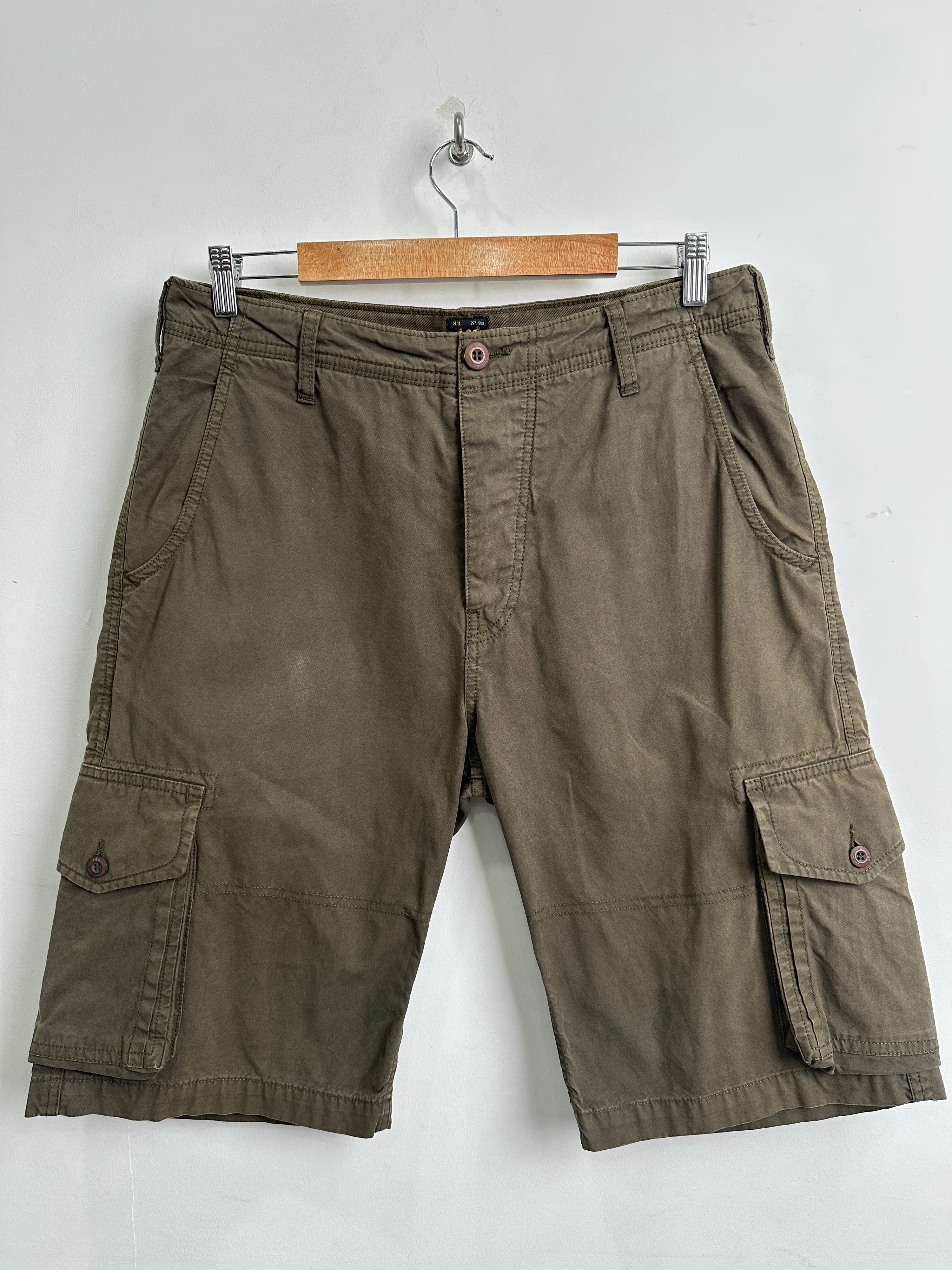 LEE Dark Green Cargo Jorts