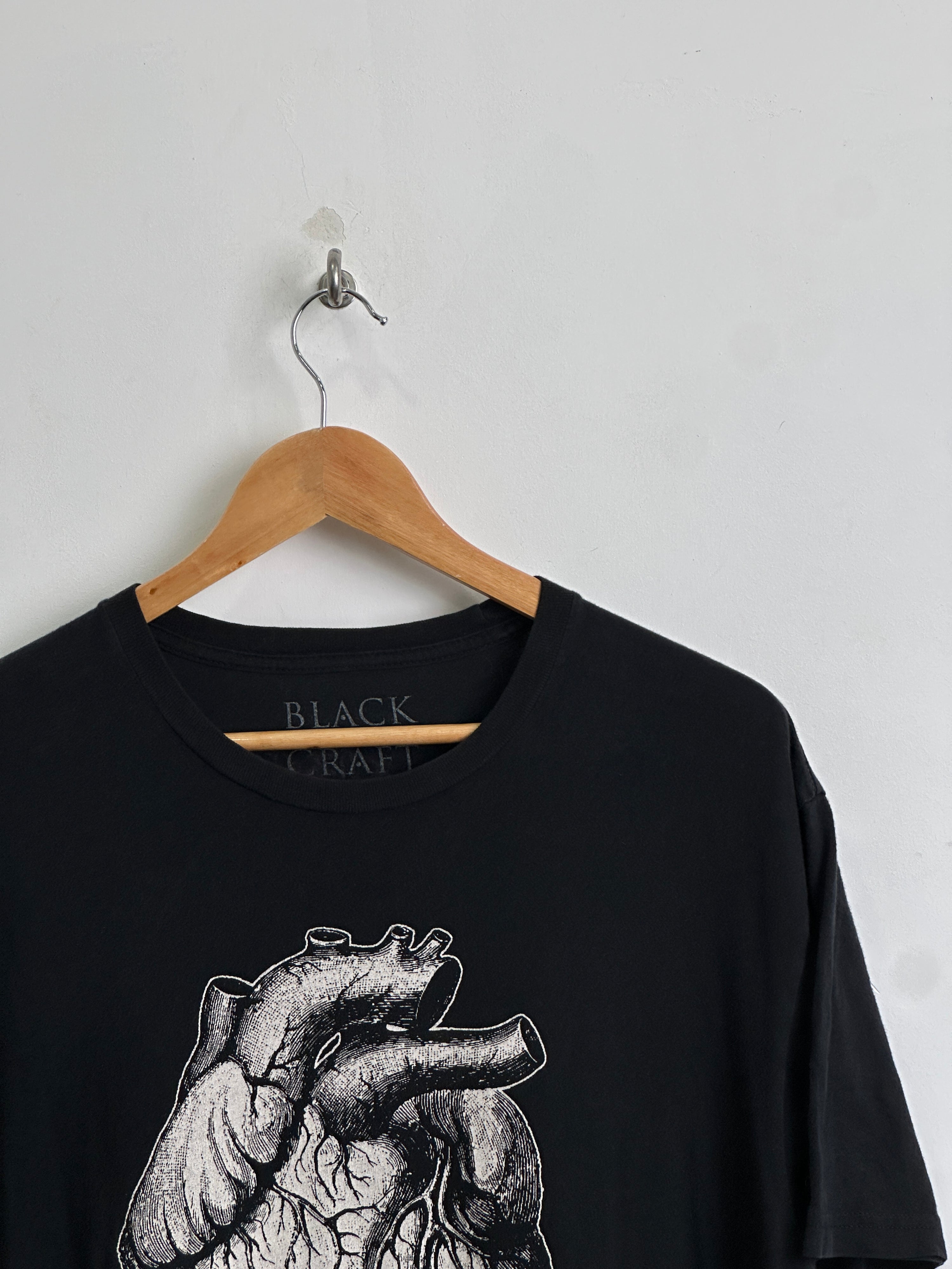 BLACK CRAFT end of days graphic short-sleeve tee in black
