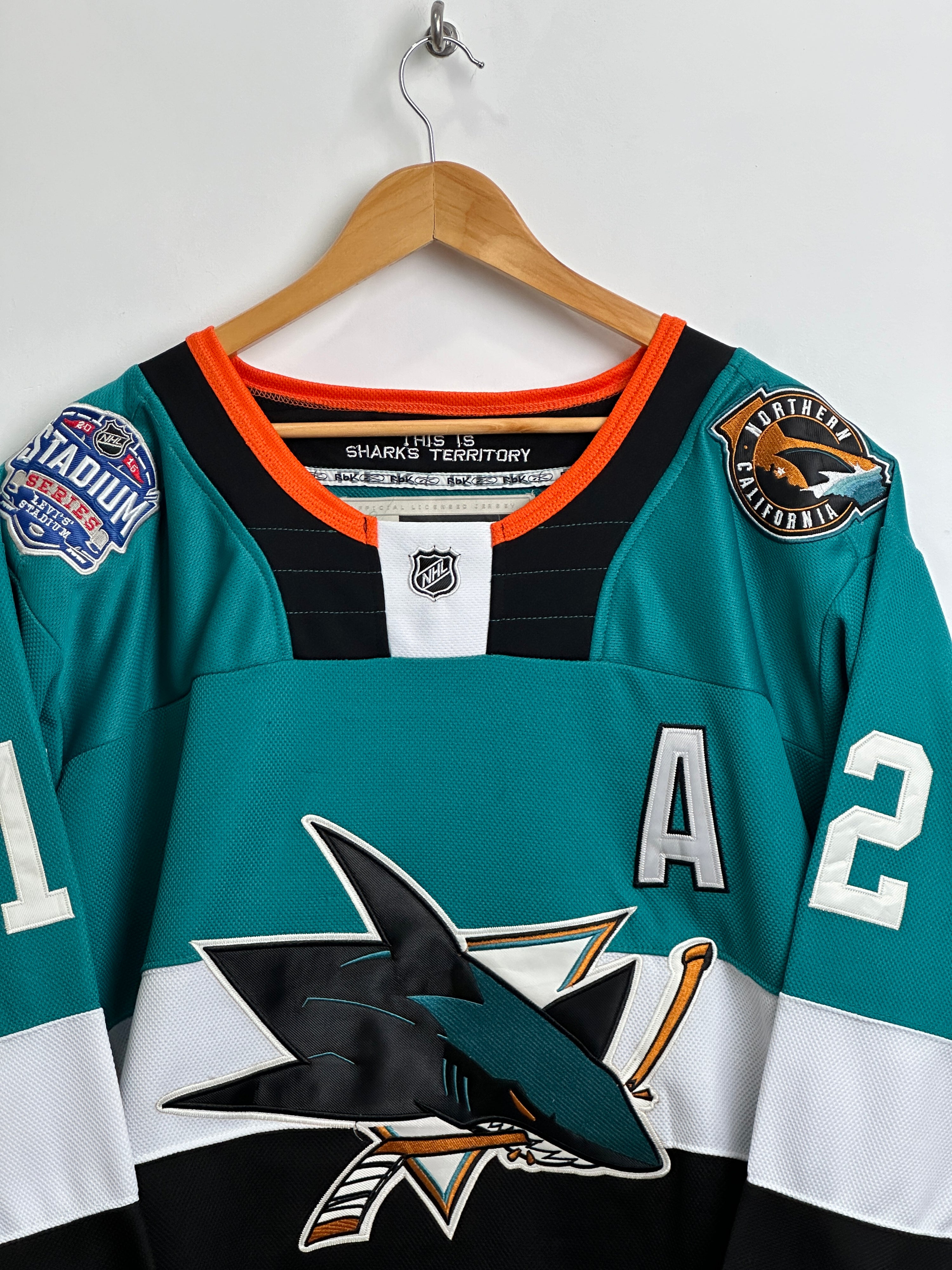 NHL San Jose Shark Marleau #12