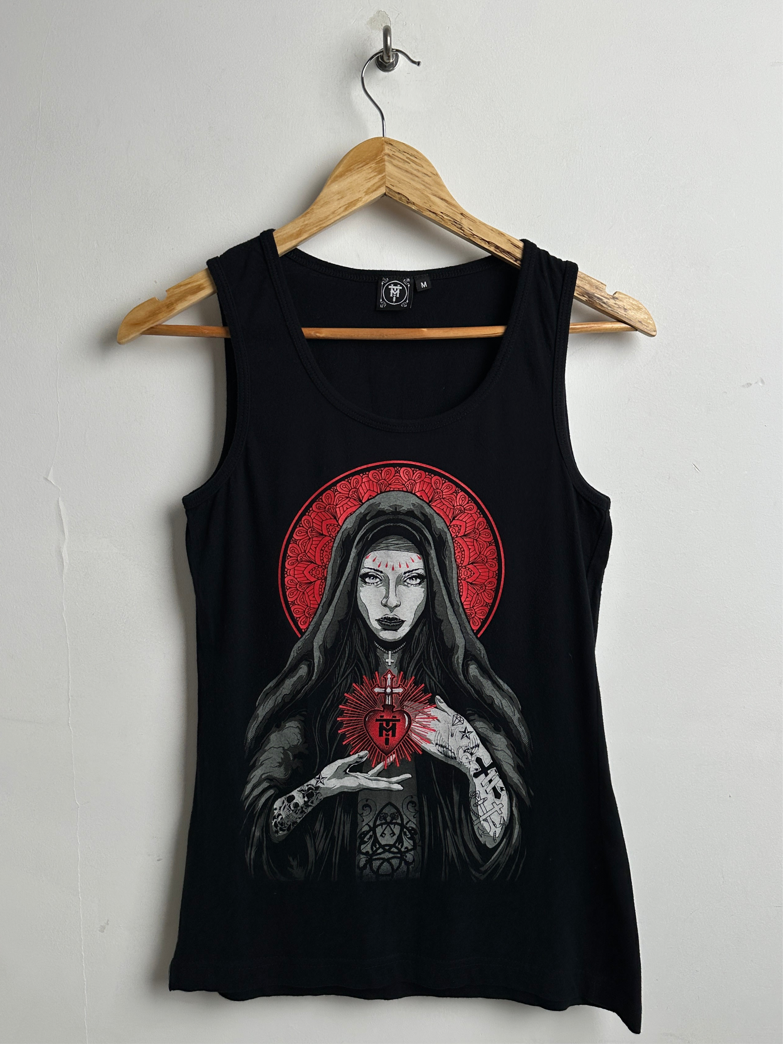 TRIKO MOTIV PANNA MARIE Tank Top in black