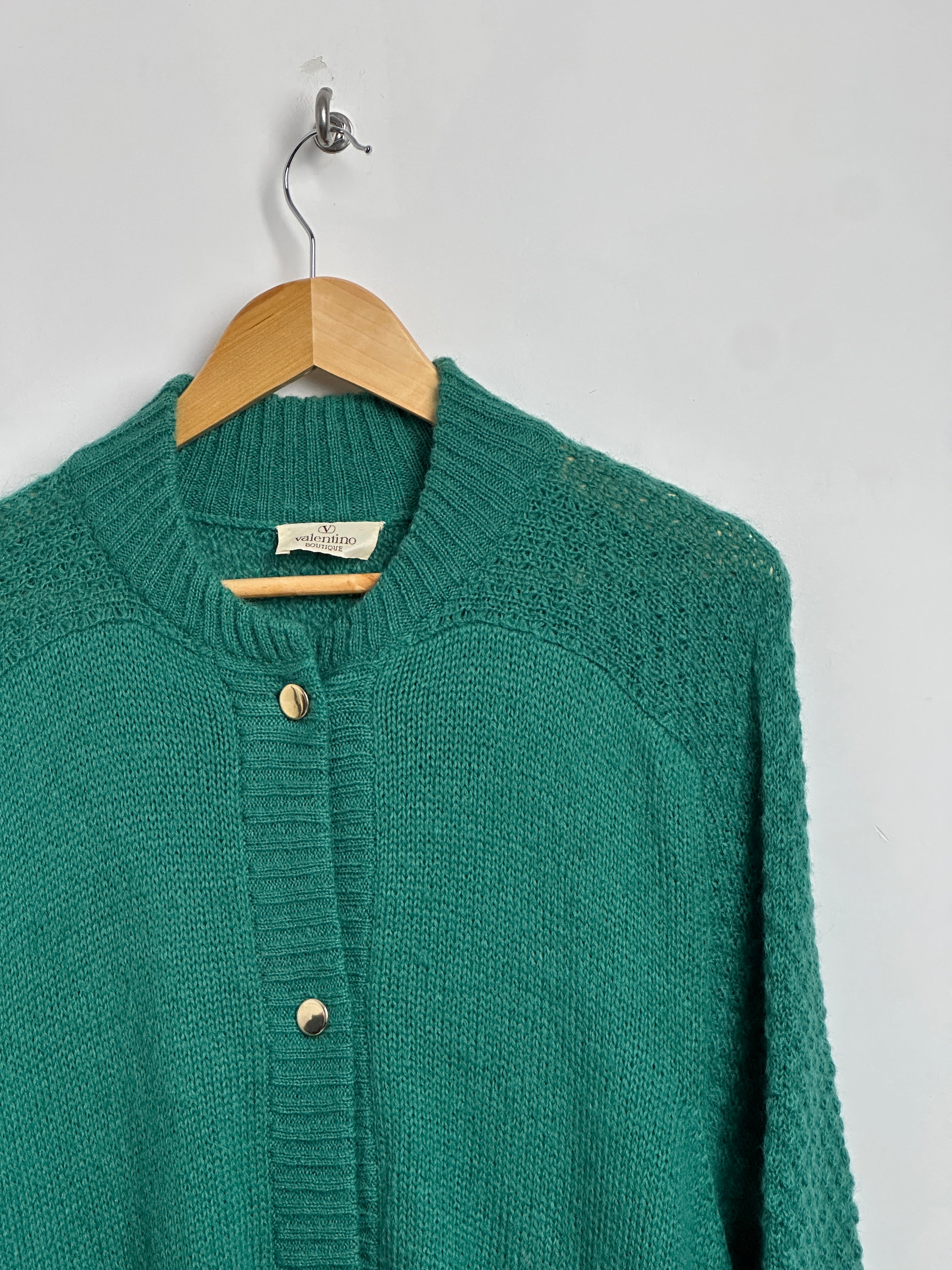 VALENTINO BOUTIQUE Oversized Button Up Sweater