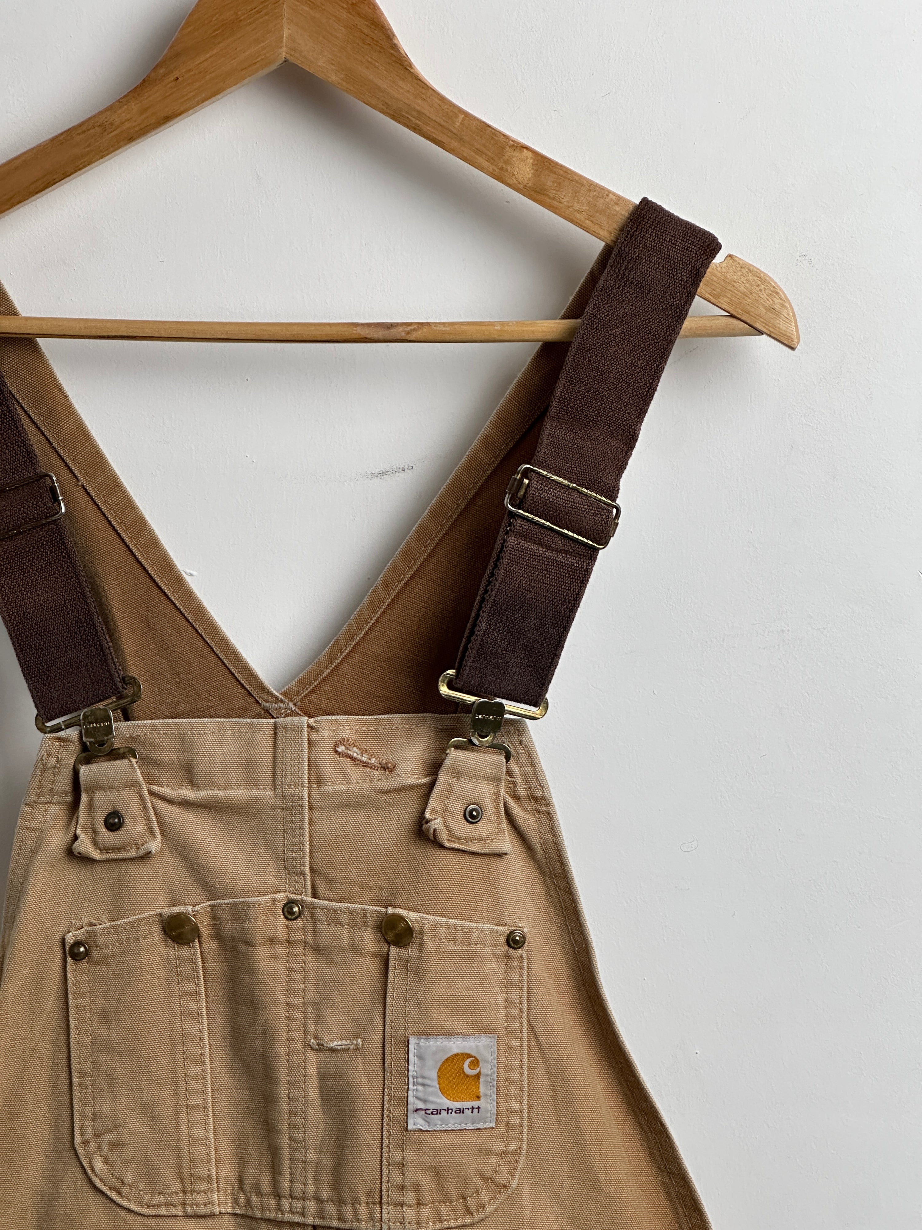 CARHARTT women’s dungarees in beige